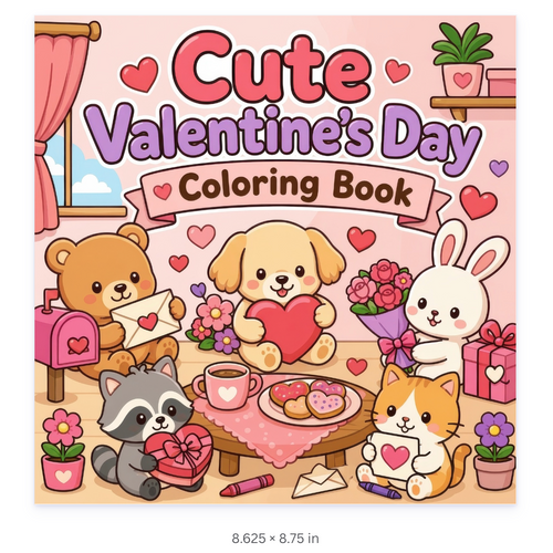 Cute Valentine's Day Coloring Pages