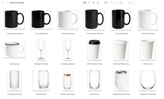 Drinkware Mockup