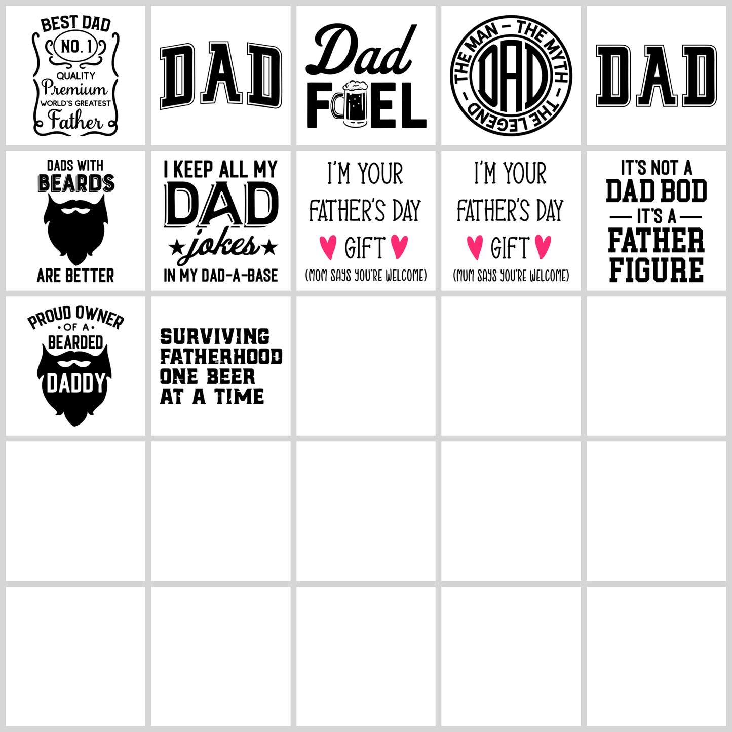 Dad SVG Bundle | Resell Rights Included