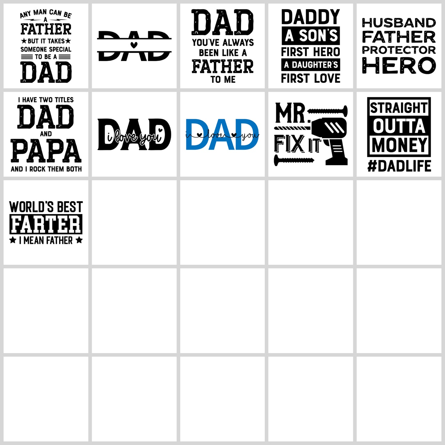 Dad Shirt SVG Bundle | Resell Rights Included