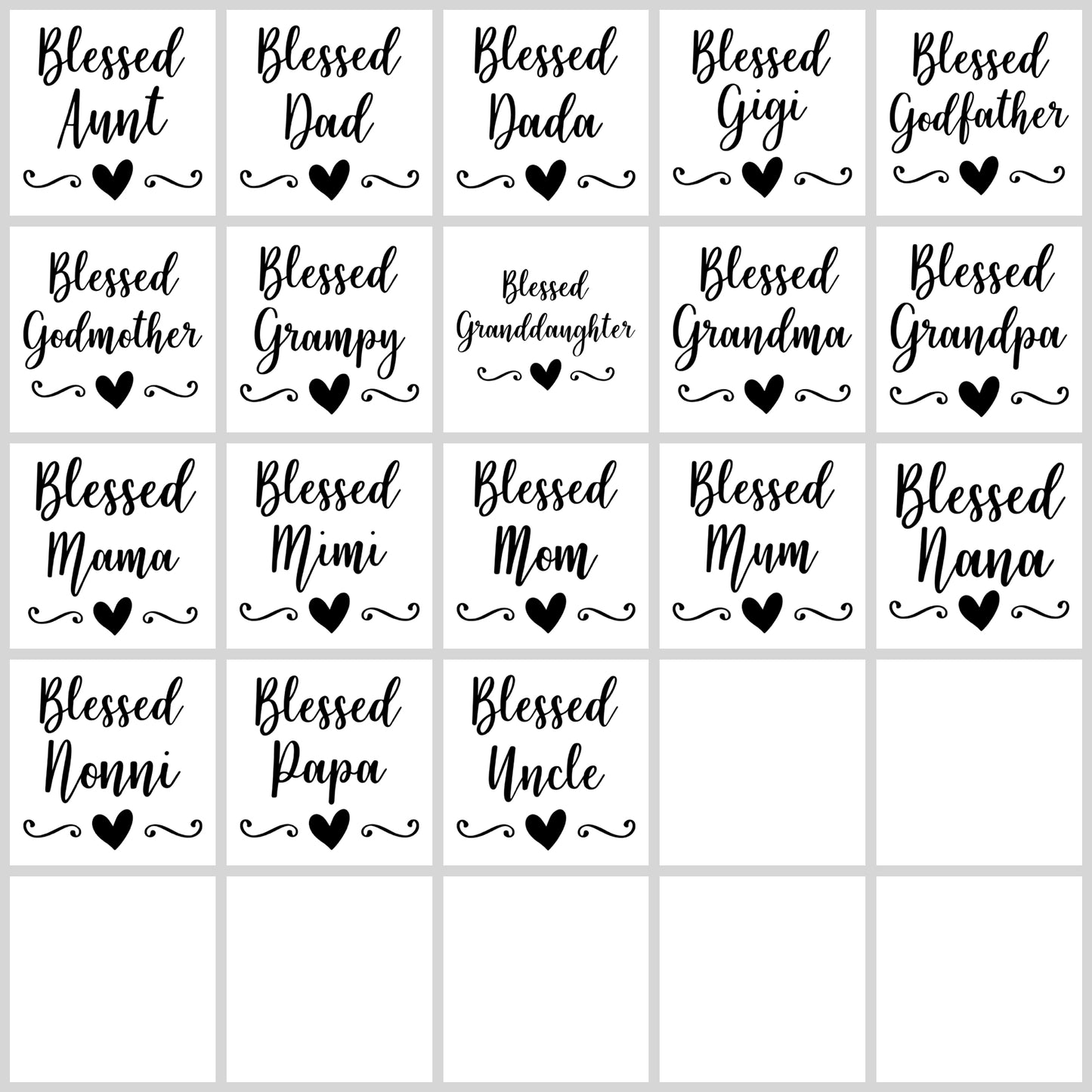 Blessed Family SVG Bundle | Resell Rights Included