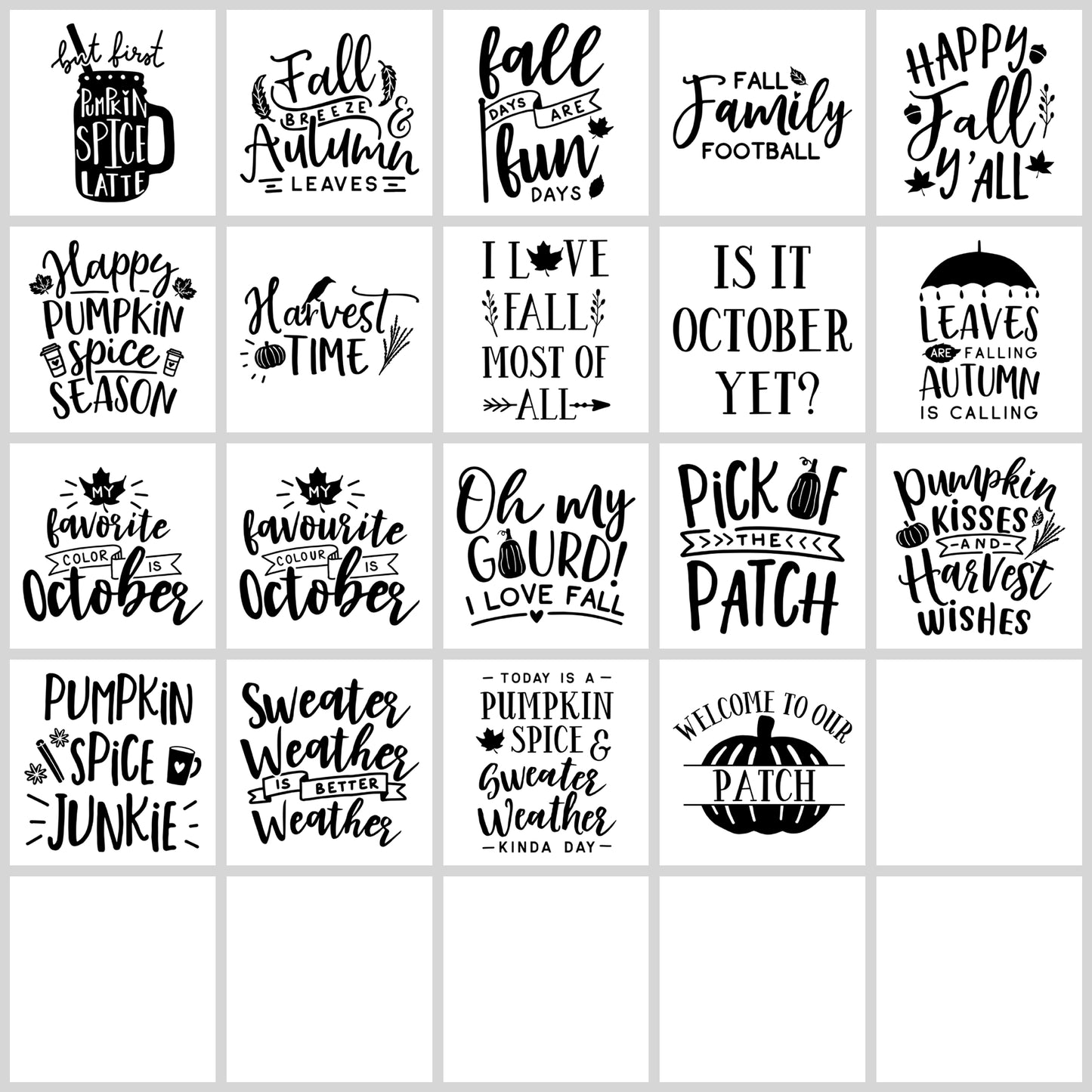 Fall SVG Bundle | Resell Rights Included