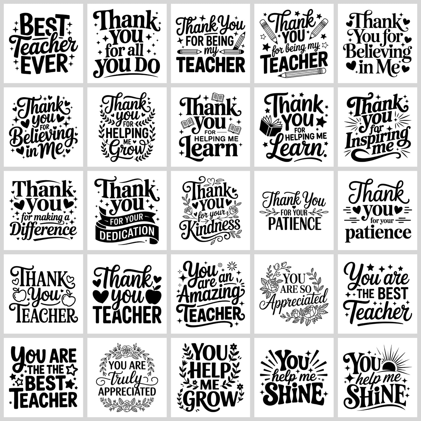 Teacher Appreciation SVG | Resell Rights Included
