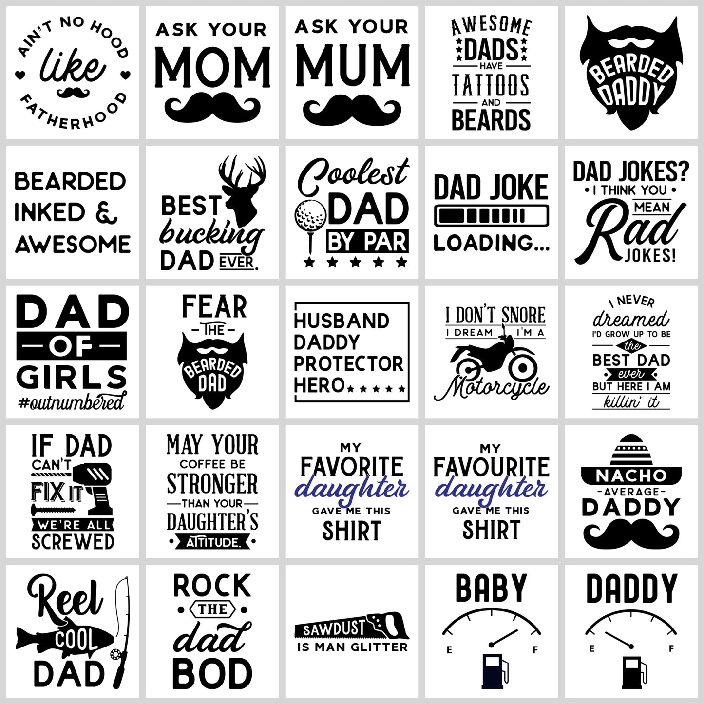 Dad Shirt SVG Bundle | Resell Rights Included