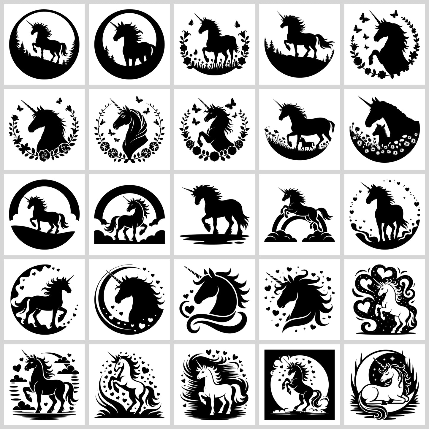 Unicorn SVG Bundle | Resell Rights Included