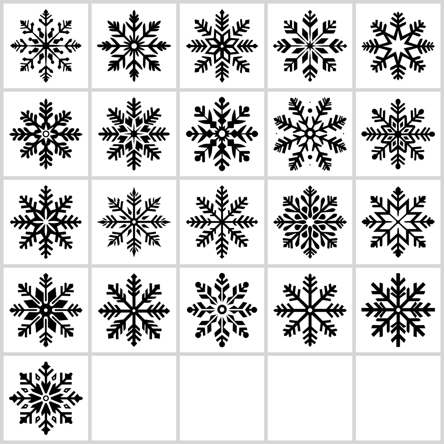 Snowflake SVG Bundle | Resell Rights Included
