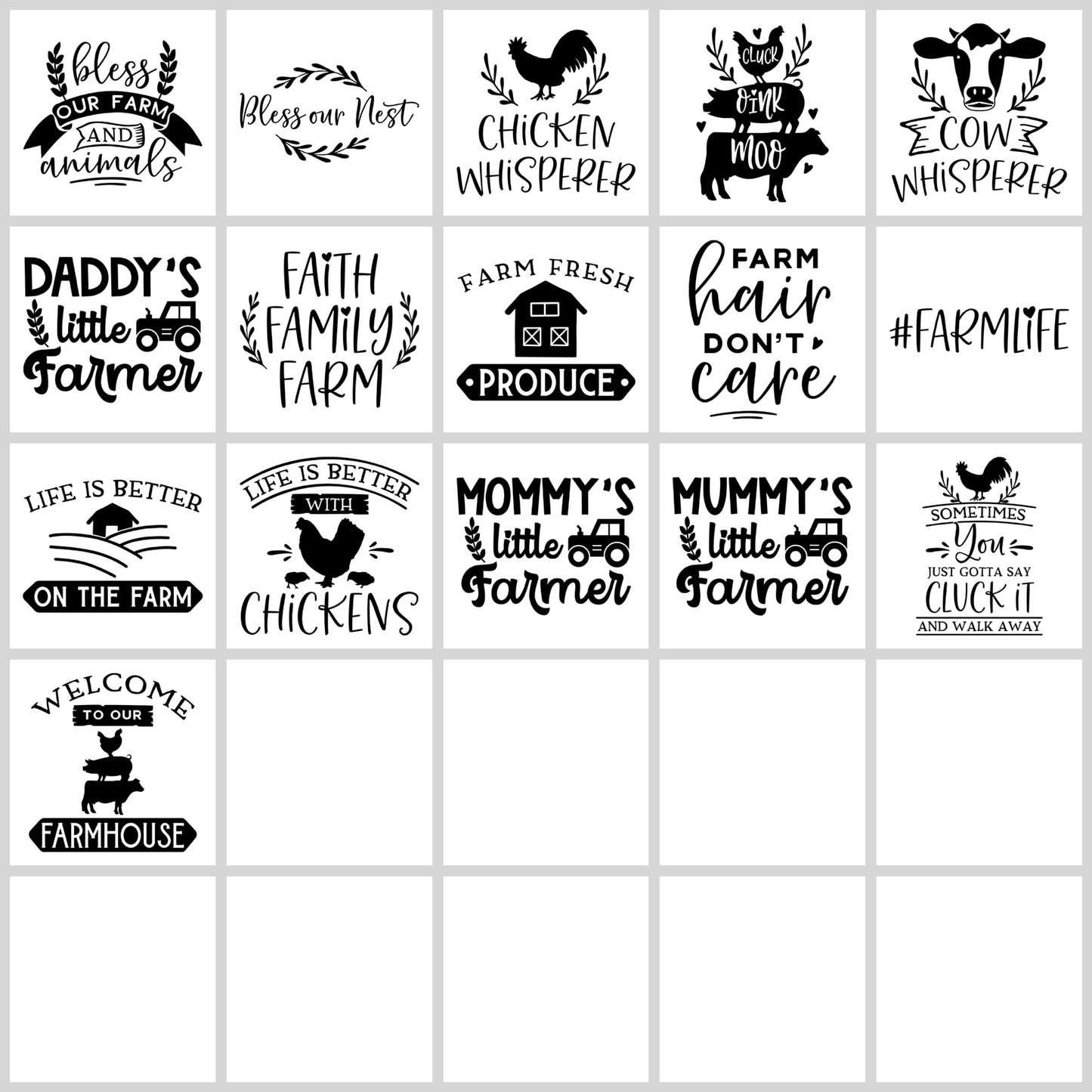 Farm SVG Bundle | Resell Rights Included