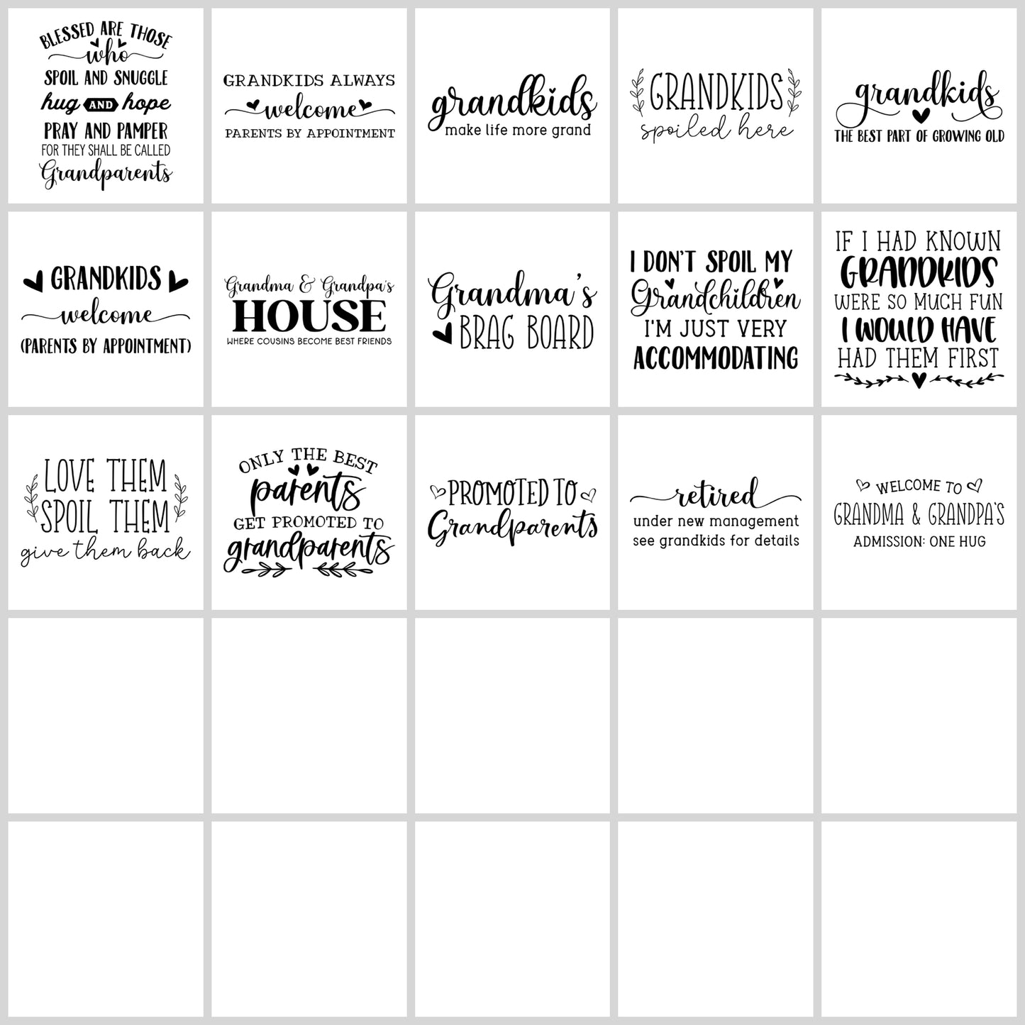 Grandparents SVG Bundle | Resell Rights Included