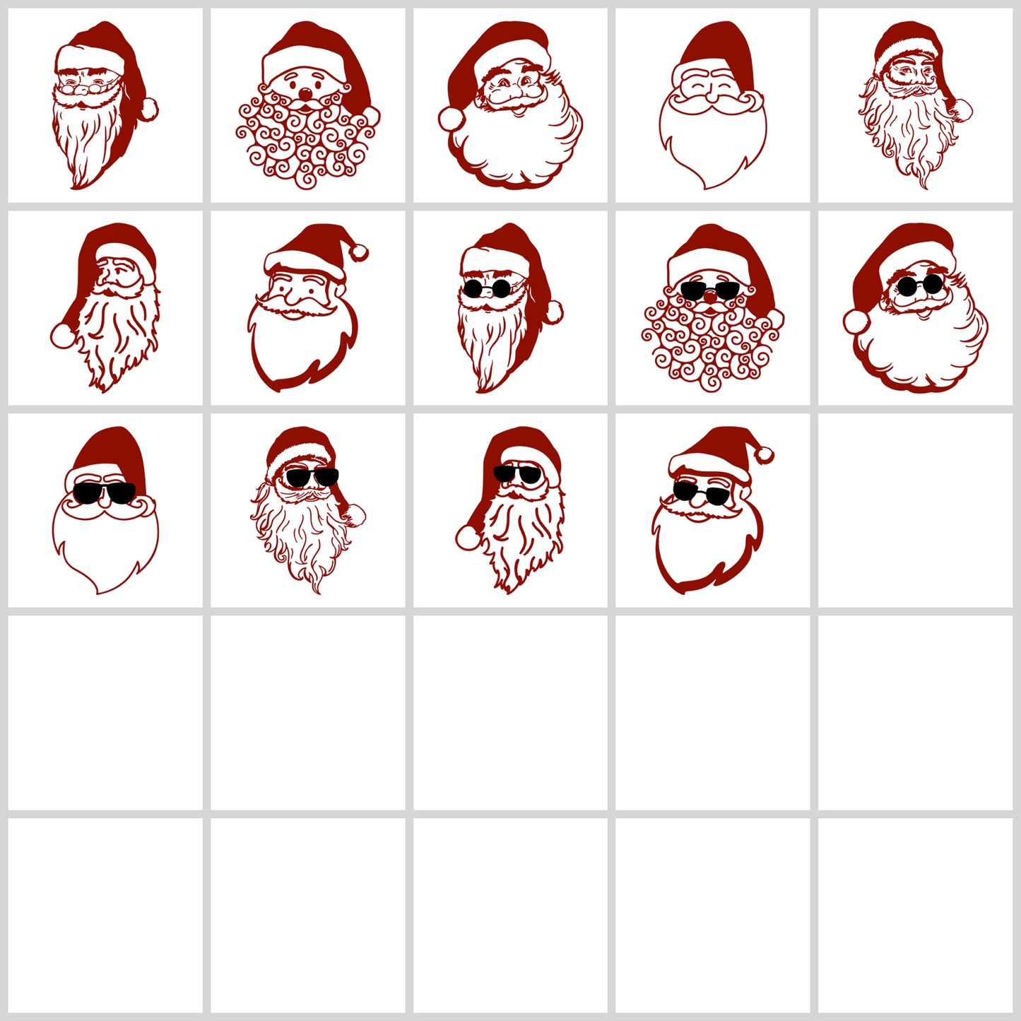 Santa Claus SVG Bundle | Resell Rights Included
