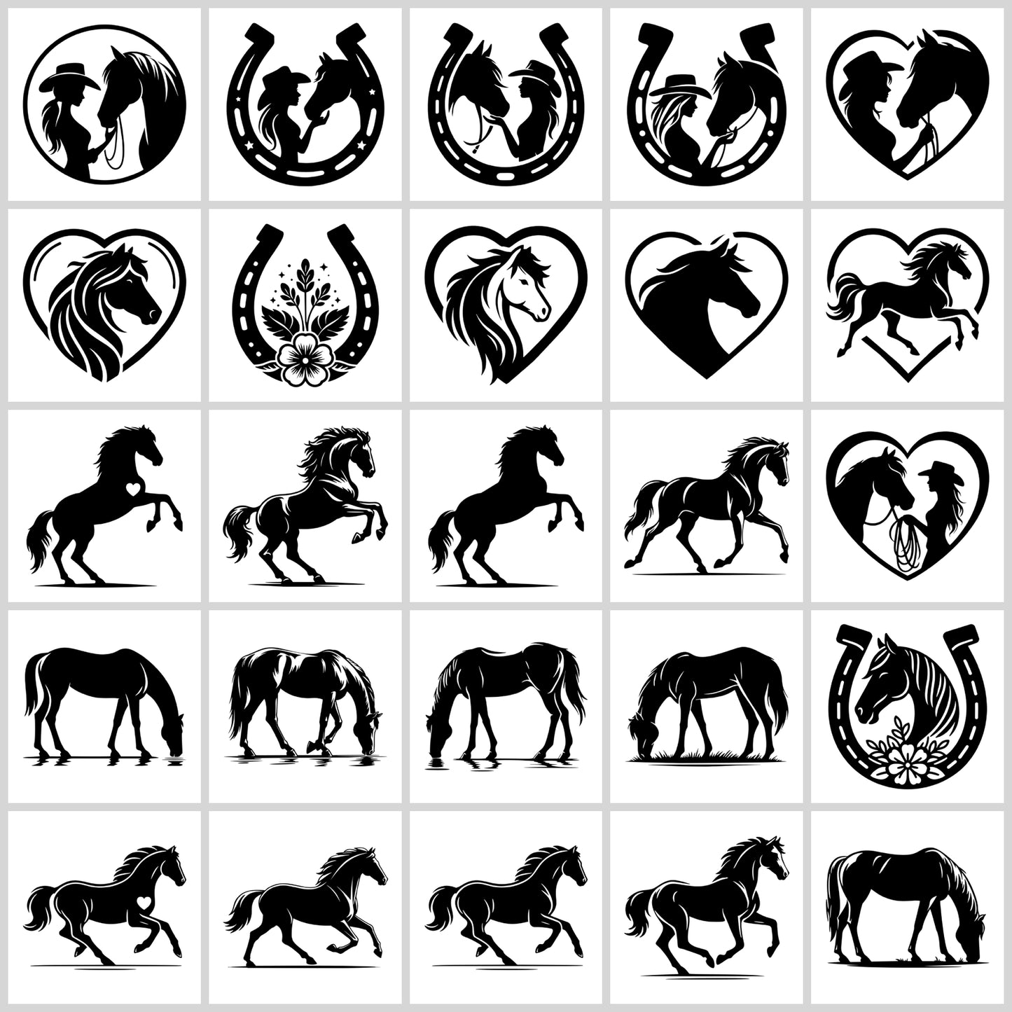 Horse SVG Bundle | Resell Rights Included