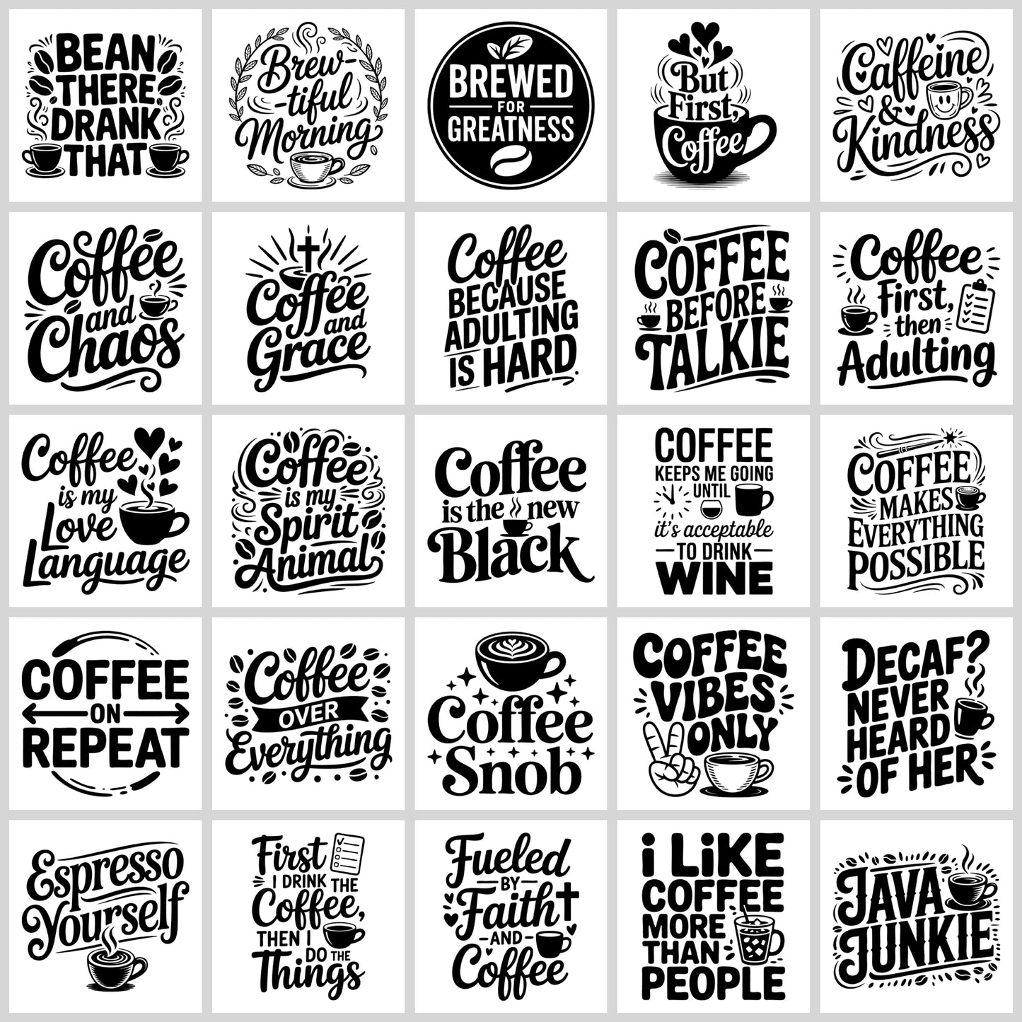 Coffee SVG Bundle | Resell Rights Included
