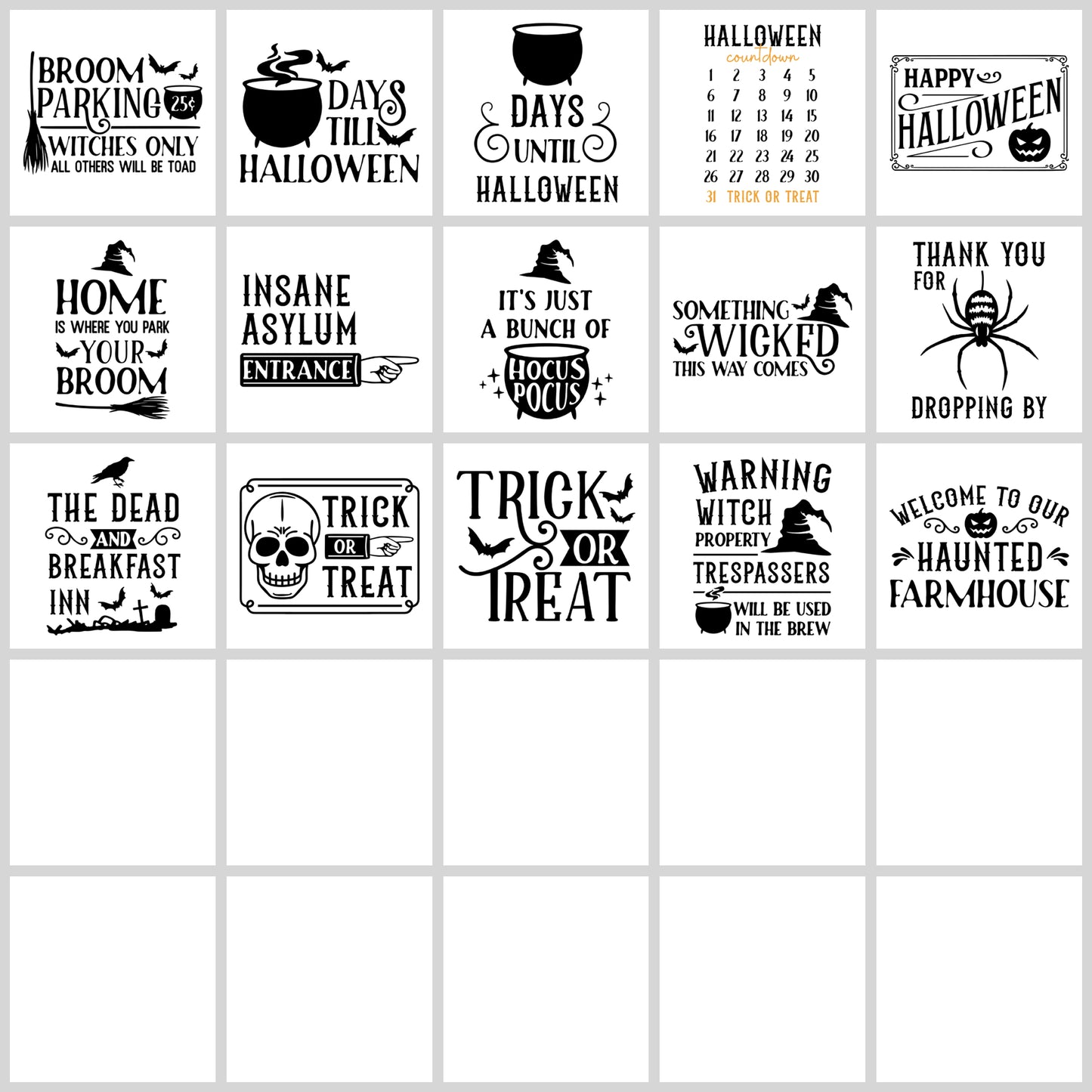 Vintage Halloween SVG Bundle | Resell Rights Included