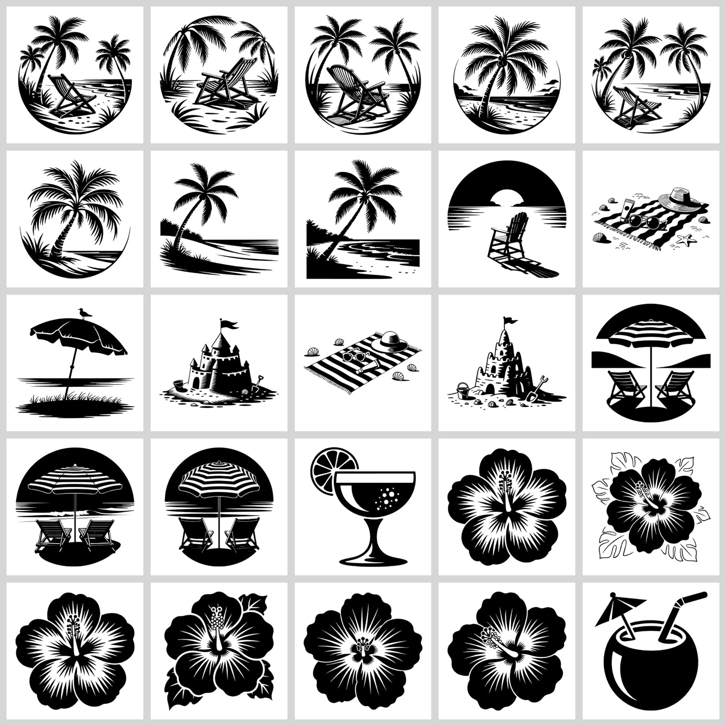 Beach SVG Bundle | Resell Rights Included