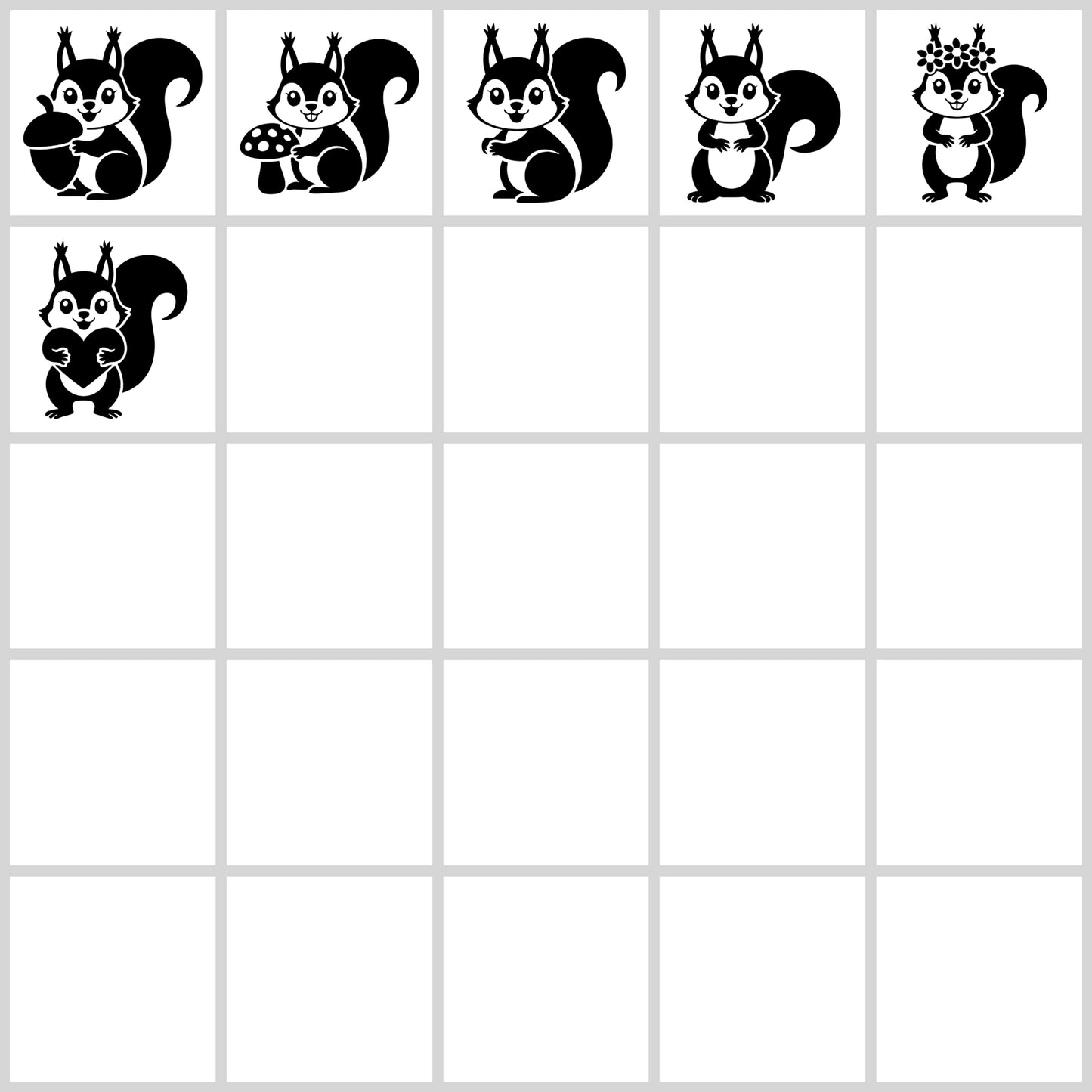 Squirrel SVG Bundle | Resell Rights Included