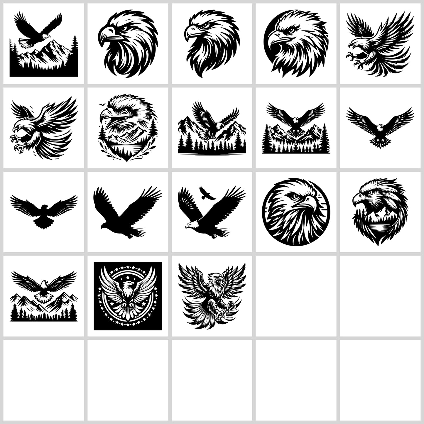 Eagle SVG Bundle | Resell Rights Included