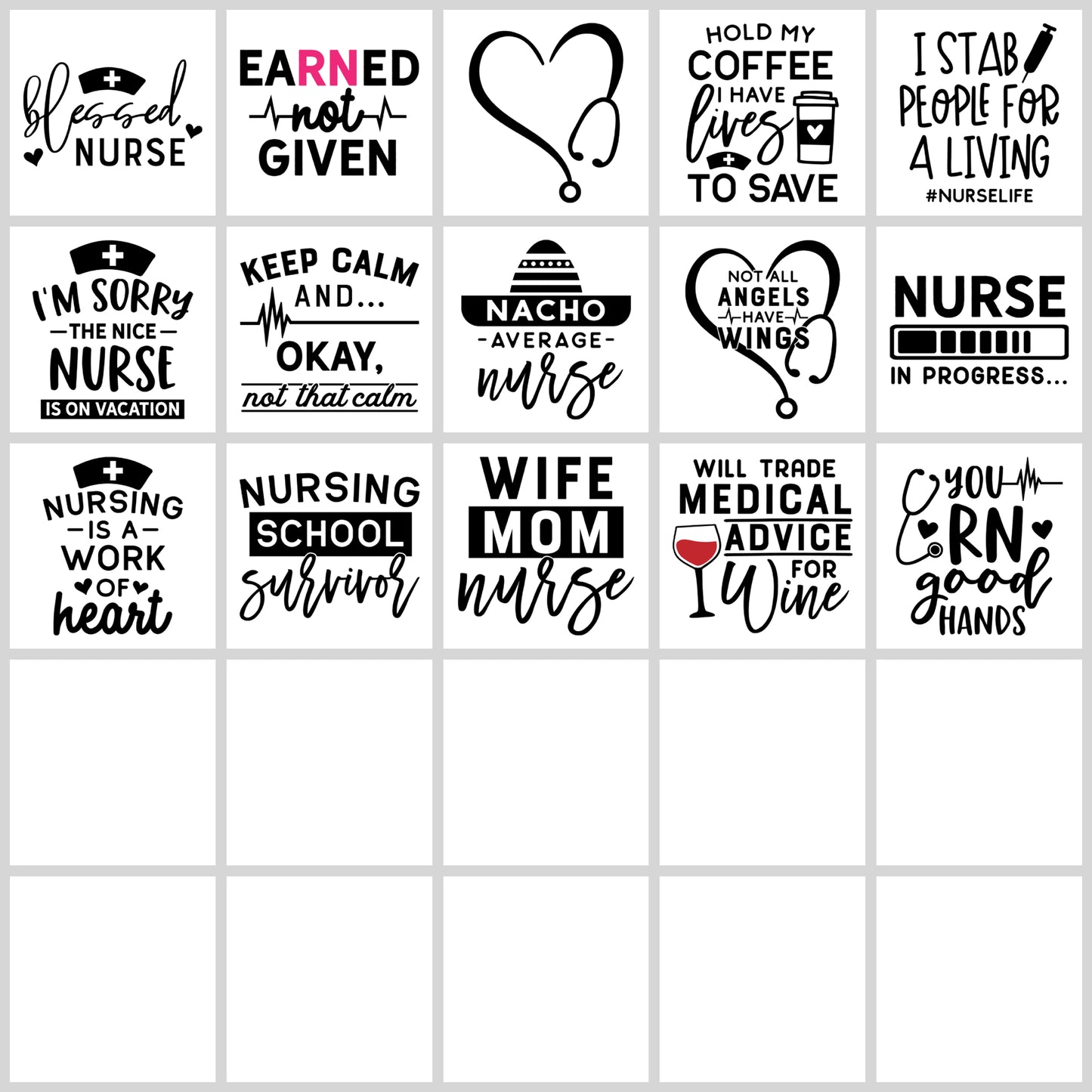 Nurse SVG Bundle | Resell Rights Included