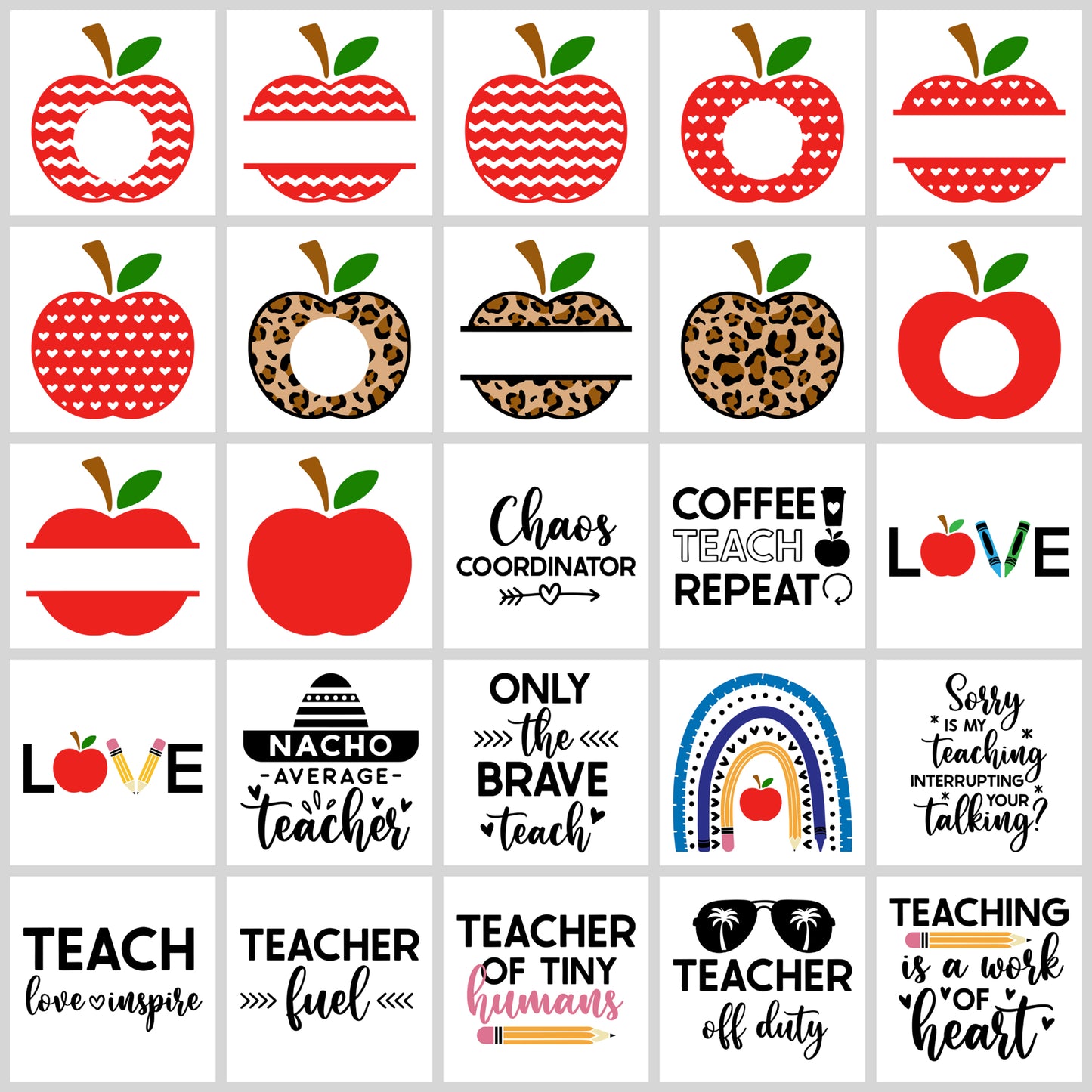 Teacher SVG Bundle | Resell Rights Included
