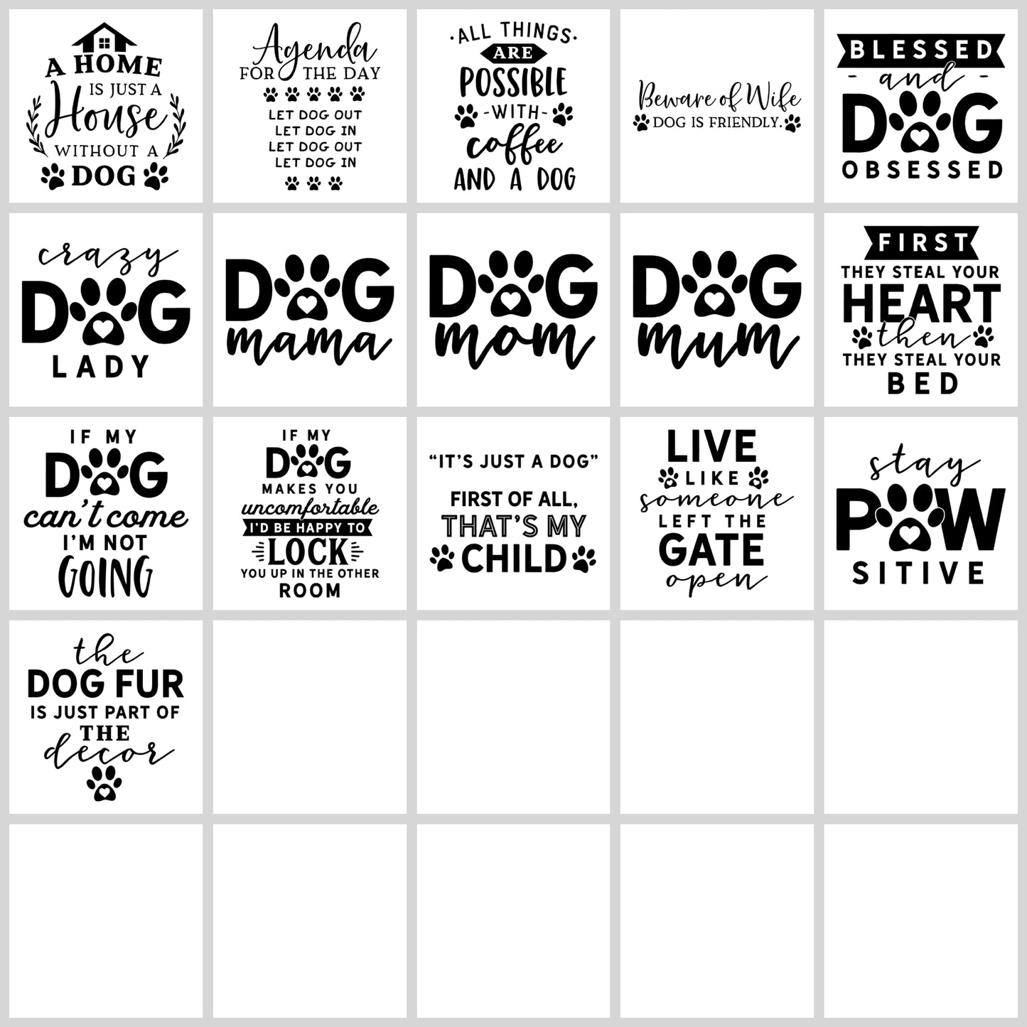 Dog SVG Bundle | Resell Rights Included