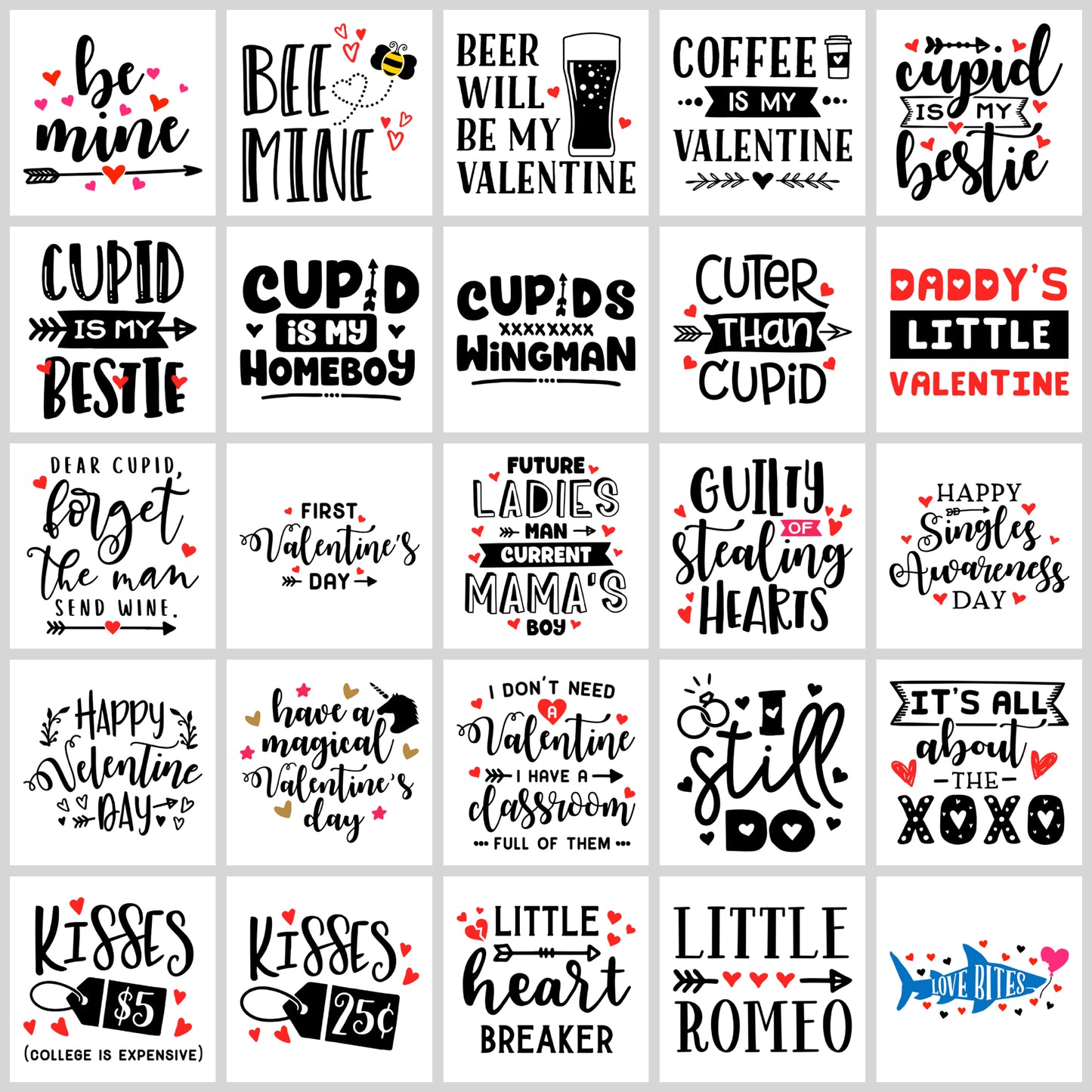 Valentines Day SVG Bundle | Resell Rights Included