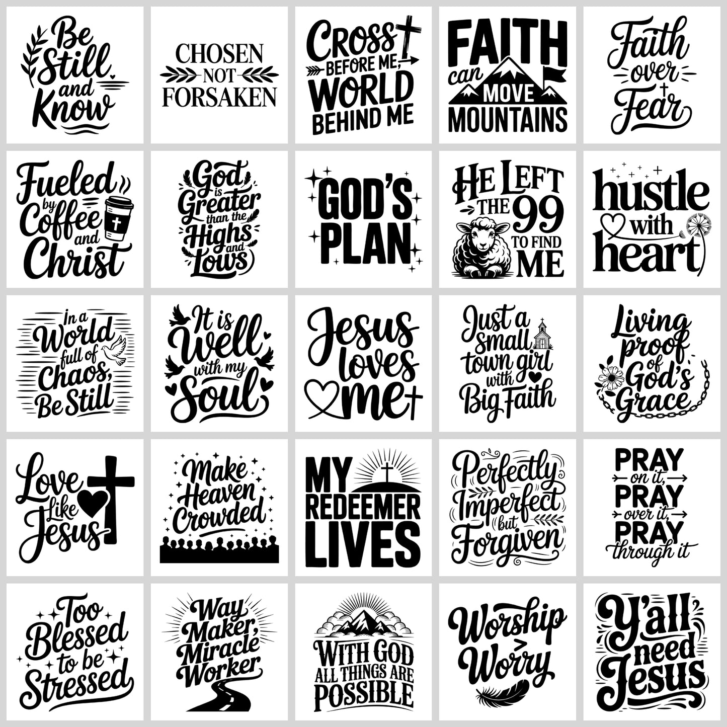 Christian SVG Bundle | Resell Rights Included