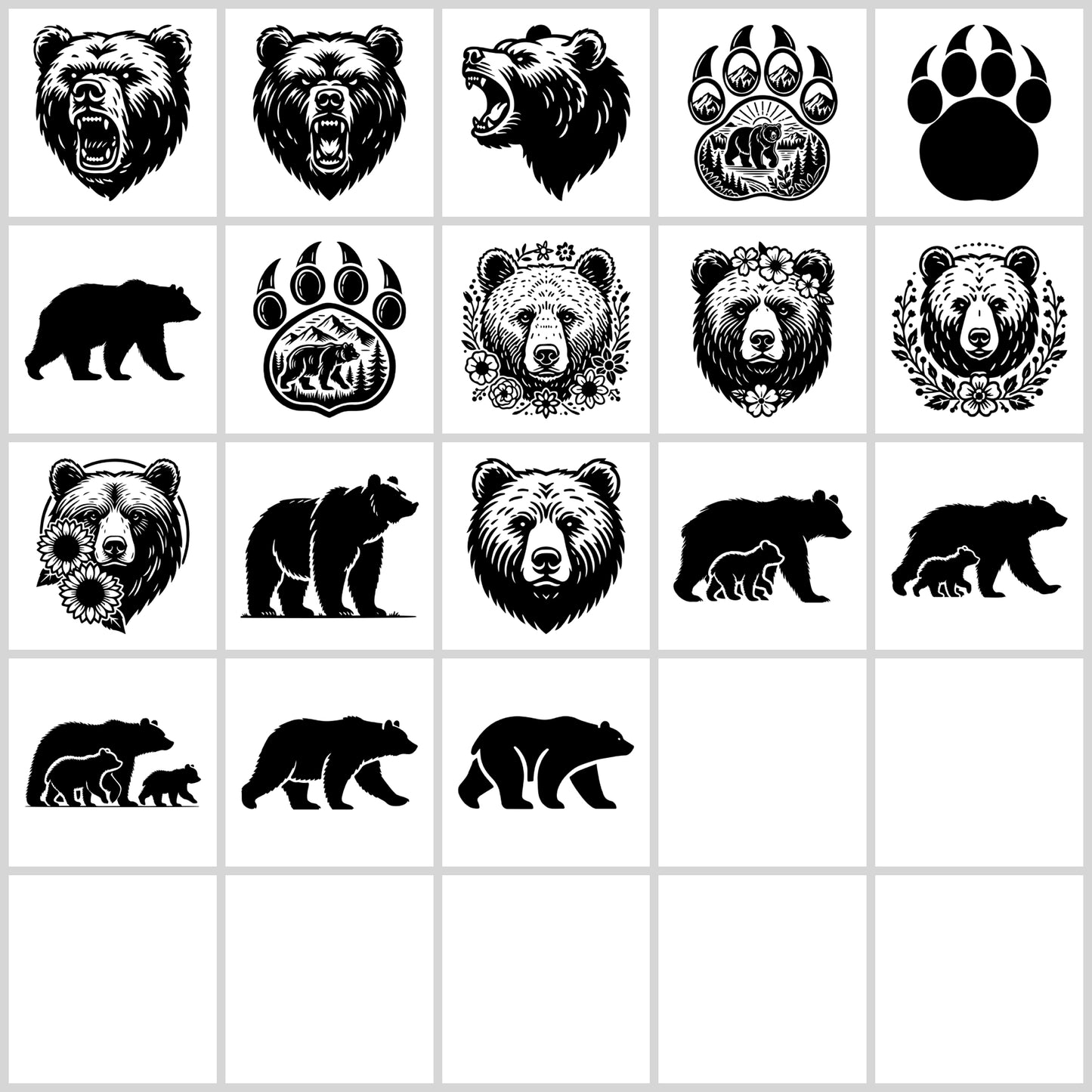 Bear SVG Bundle | Resell Rights Included