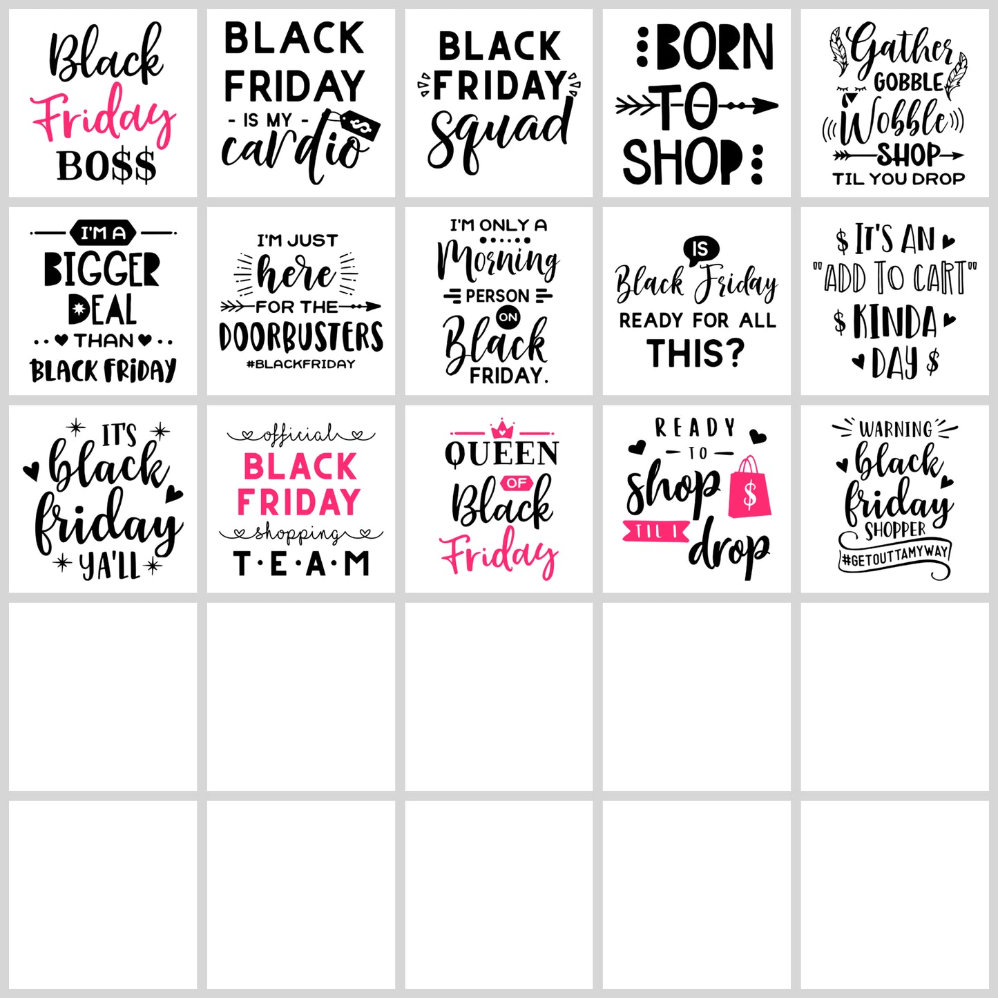 Black Friday SVG Bundle | Resell Rights Included