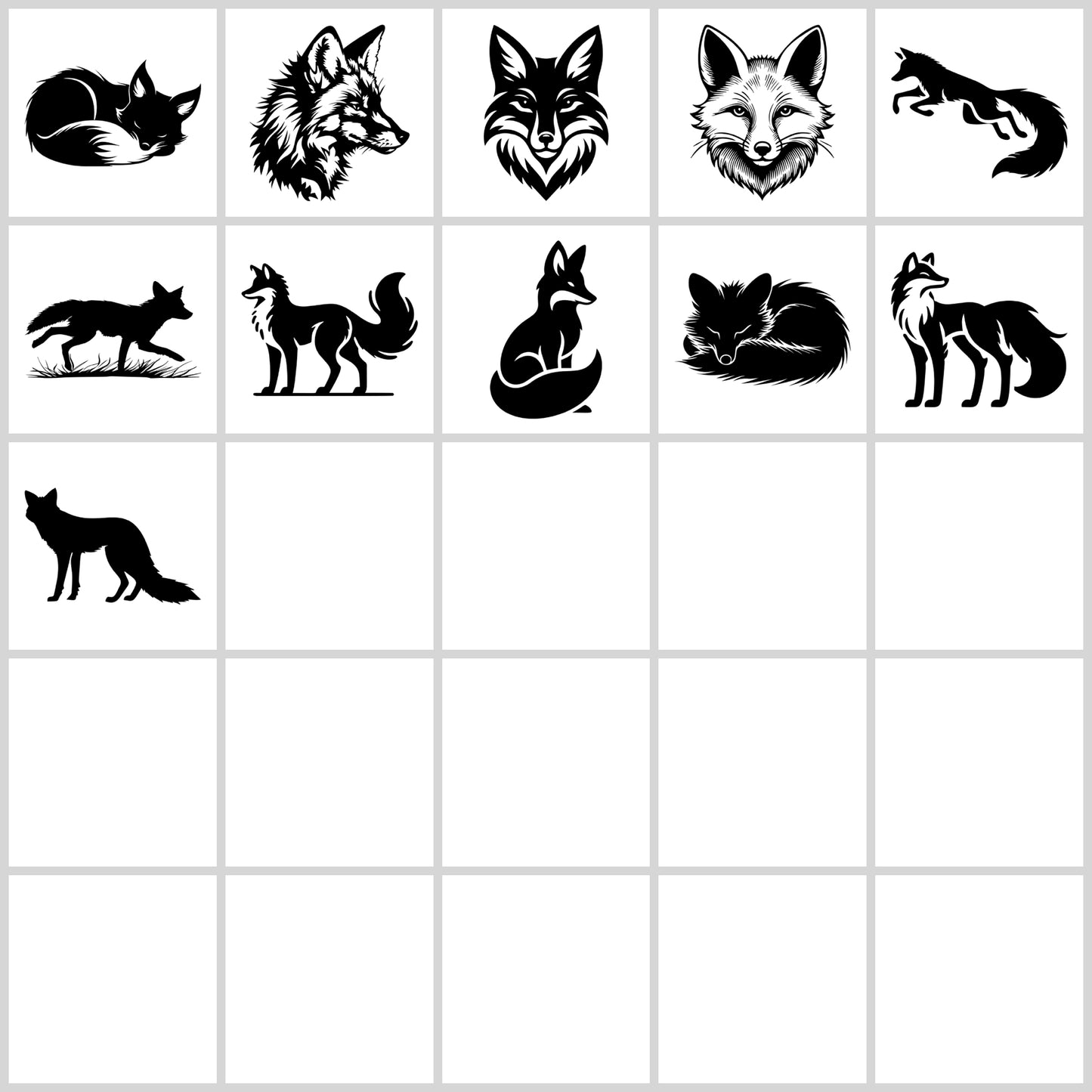 Fox SVG Bundle | Resell Rights Included