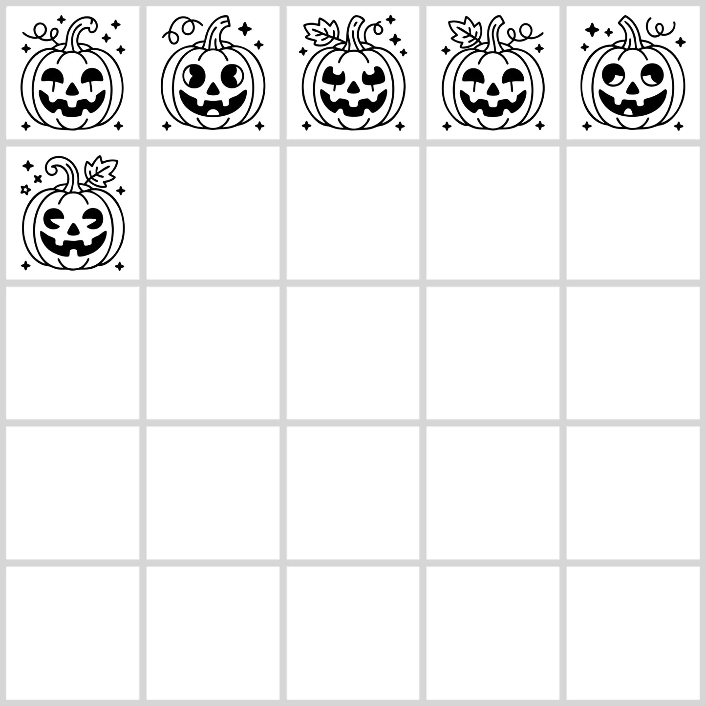 Pumpkin Faces SVG Bundle | Resell Rights Included