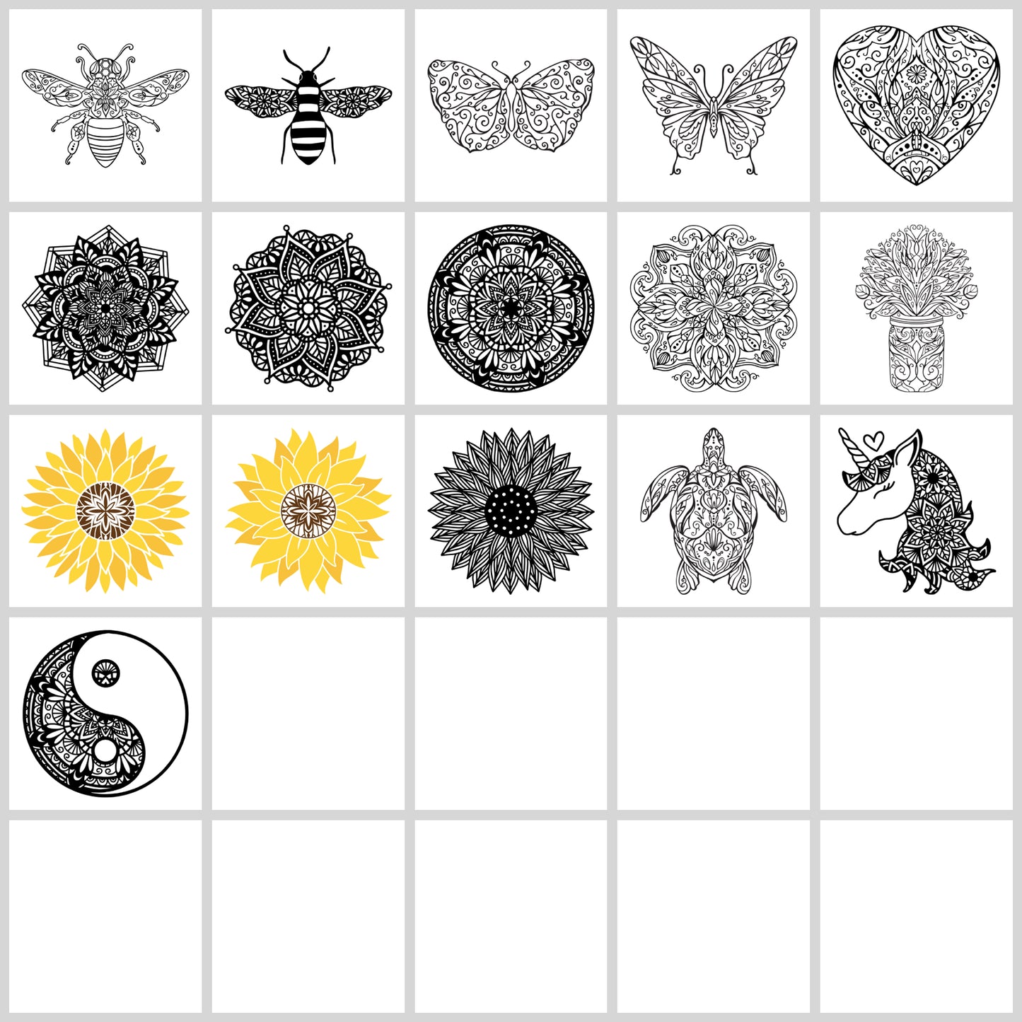 Mandala SVG Bundle | Resell Rights Included