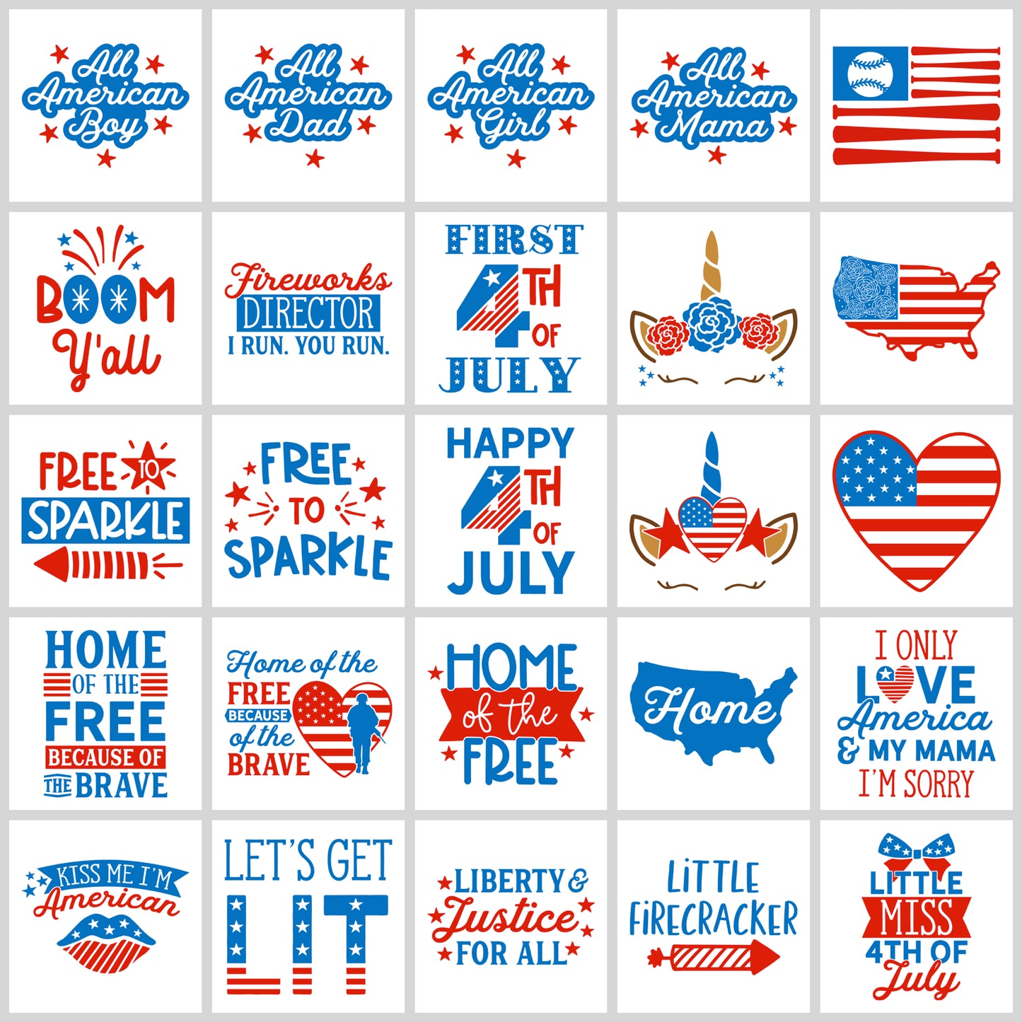 4th of July SVG Bundle | Resell Rights Included