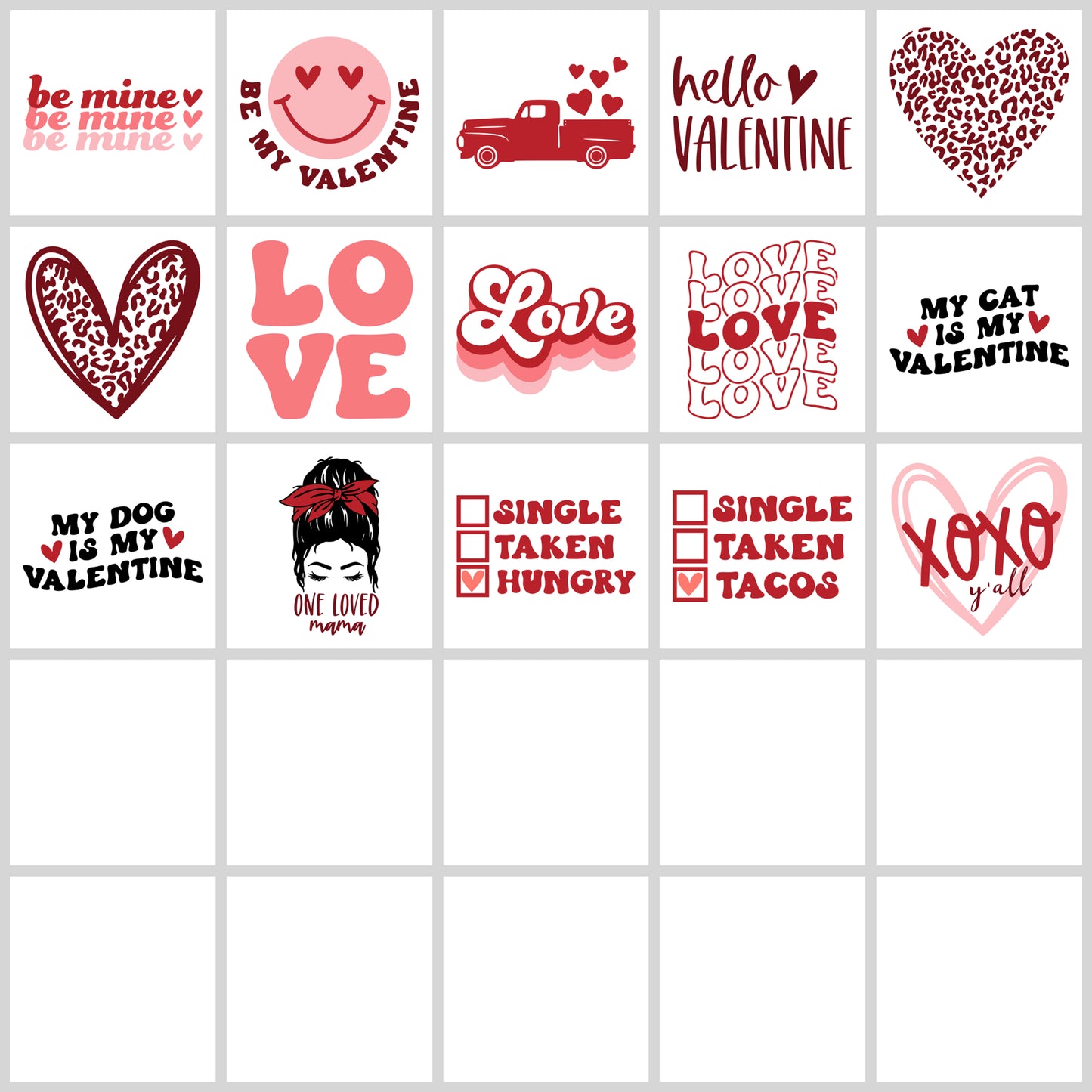 Valentines Day SVG Bundle | Resell Rights Included