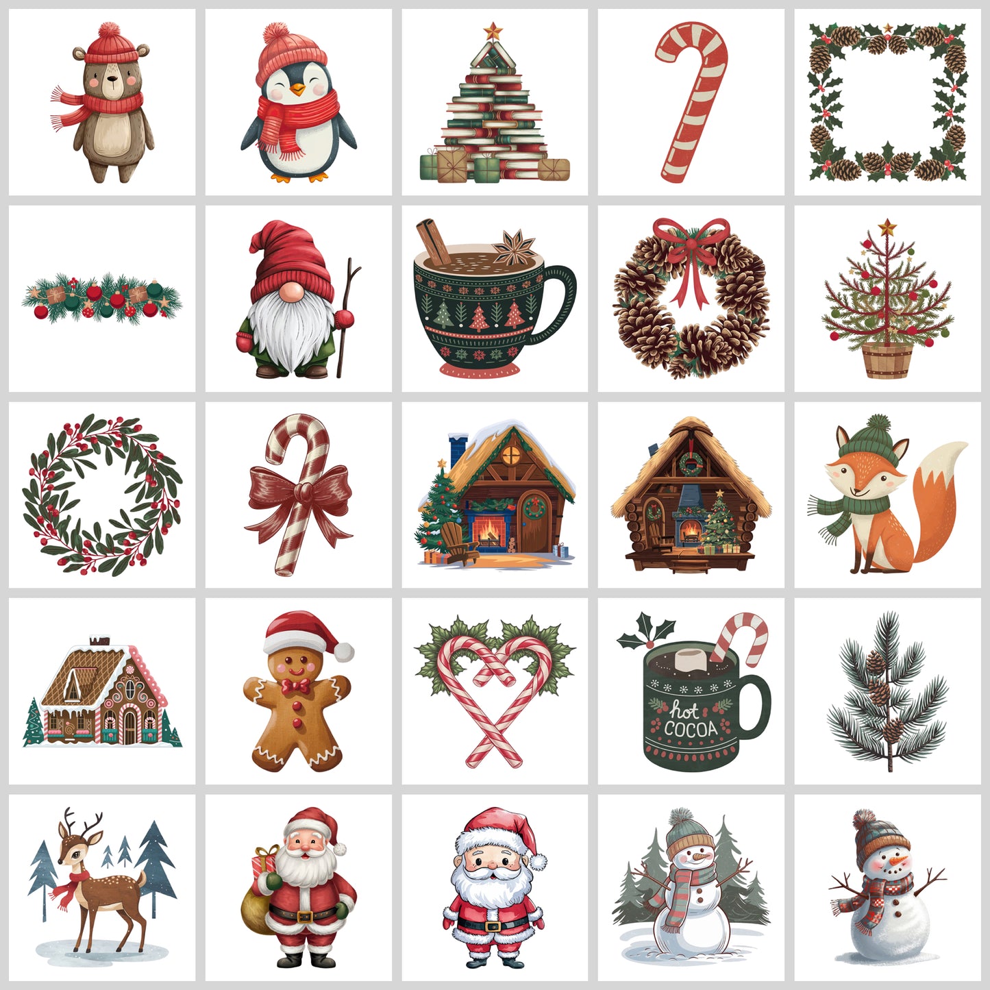 Christmas Clipart Pack | Resell Rights Included