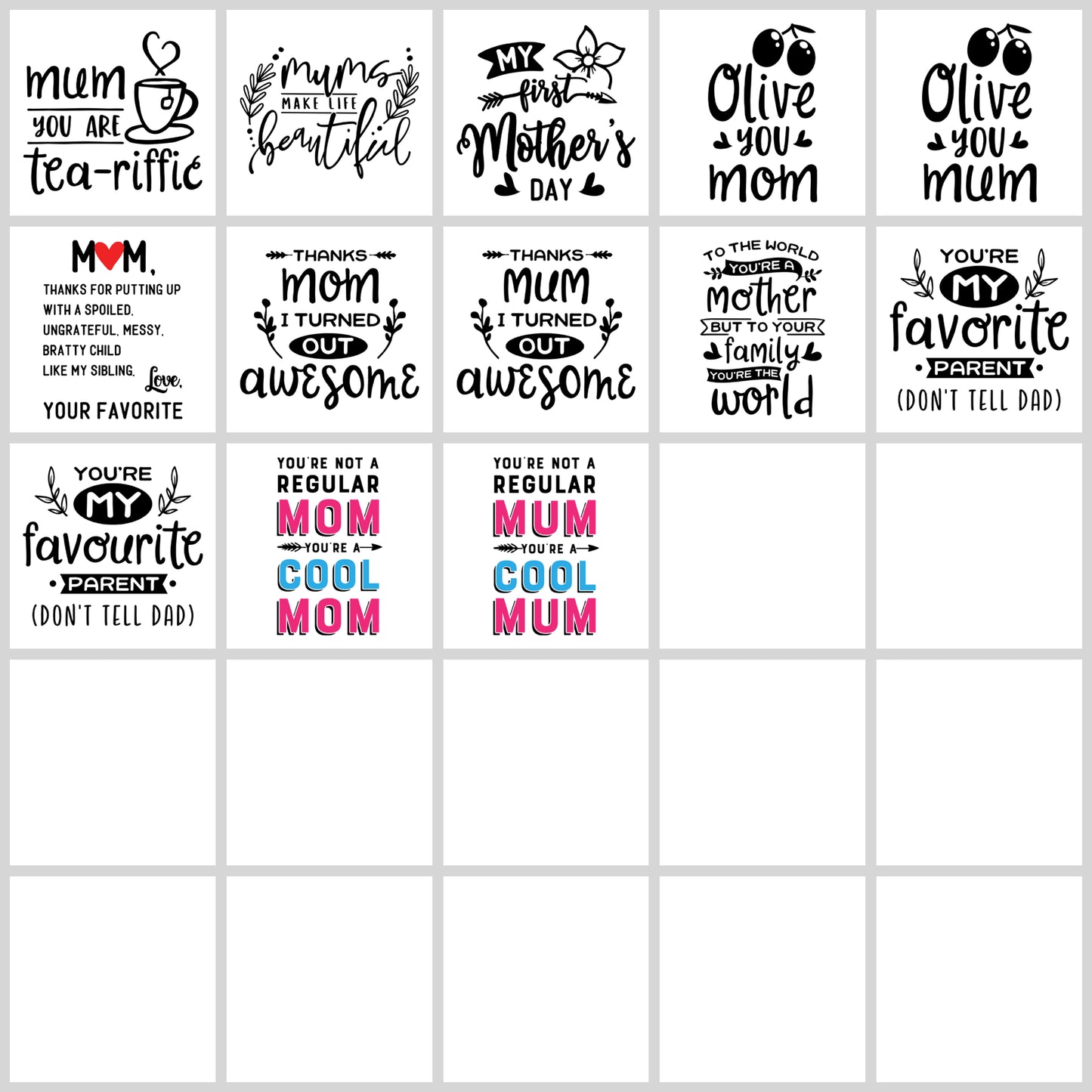 Mothers Day SVG Bundle | Resell Rights Included