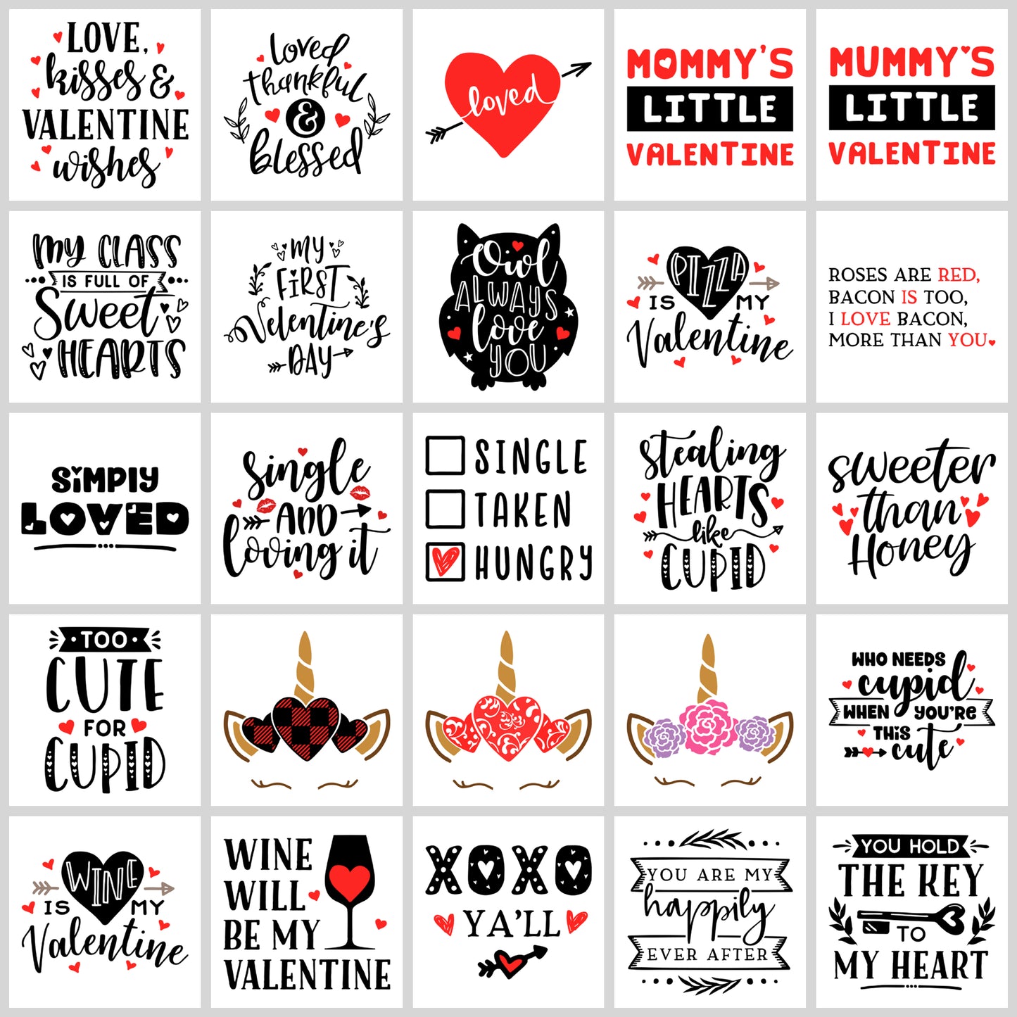 Valentines Day SVG Bundle | Resell Rights Included