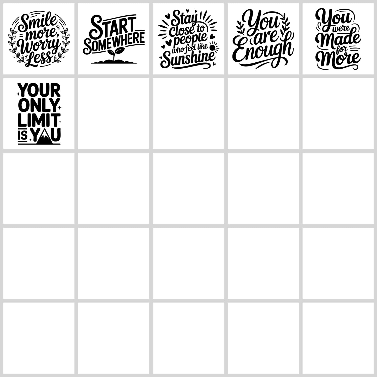 Inspirational SVG Bundle | Resell Rights Included
