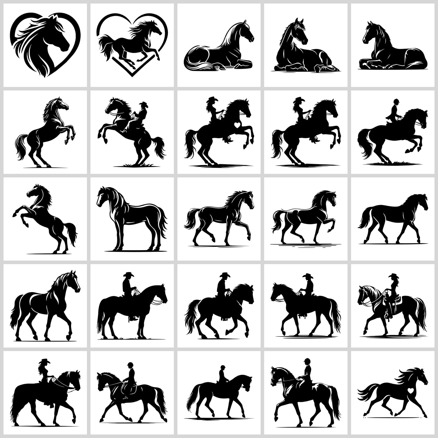 Horse SVG Bundle | Resell Rights Included