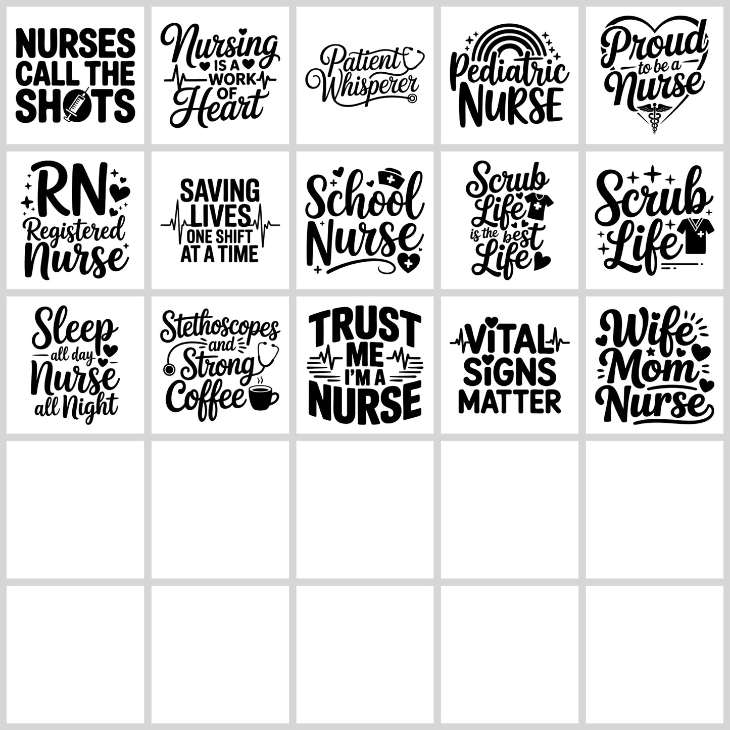 Nurse SVG Bundle | Resell Rights Included
