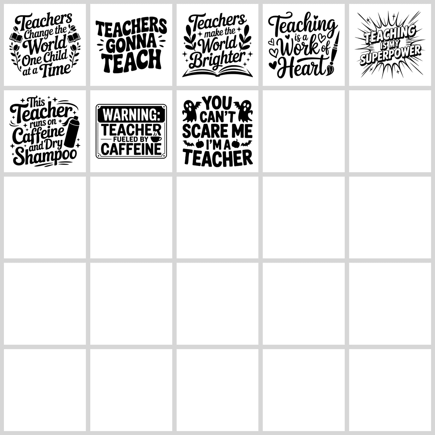 Teacher SVG Bundle | Resell Rights Included