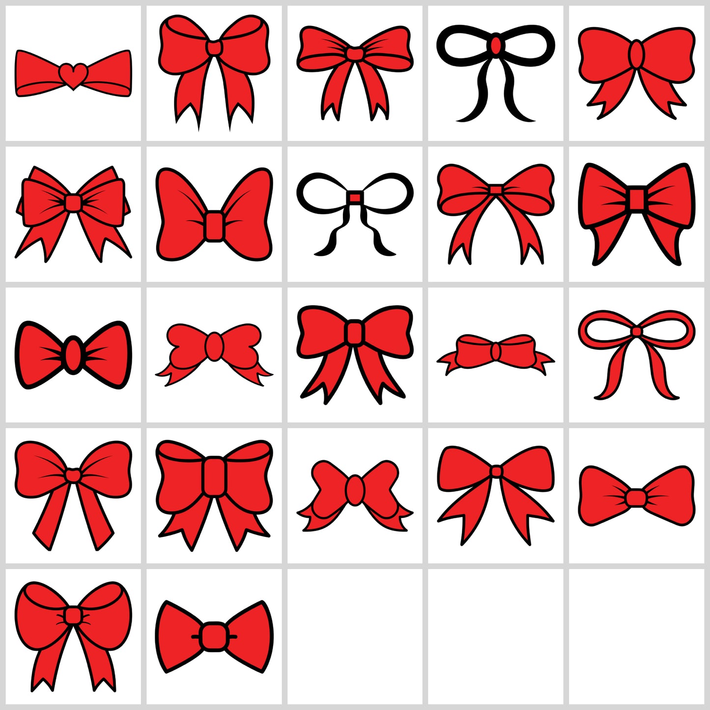 Ribbon Bow SVG Bundle | Resell Rights Included