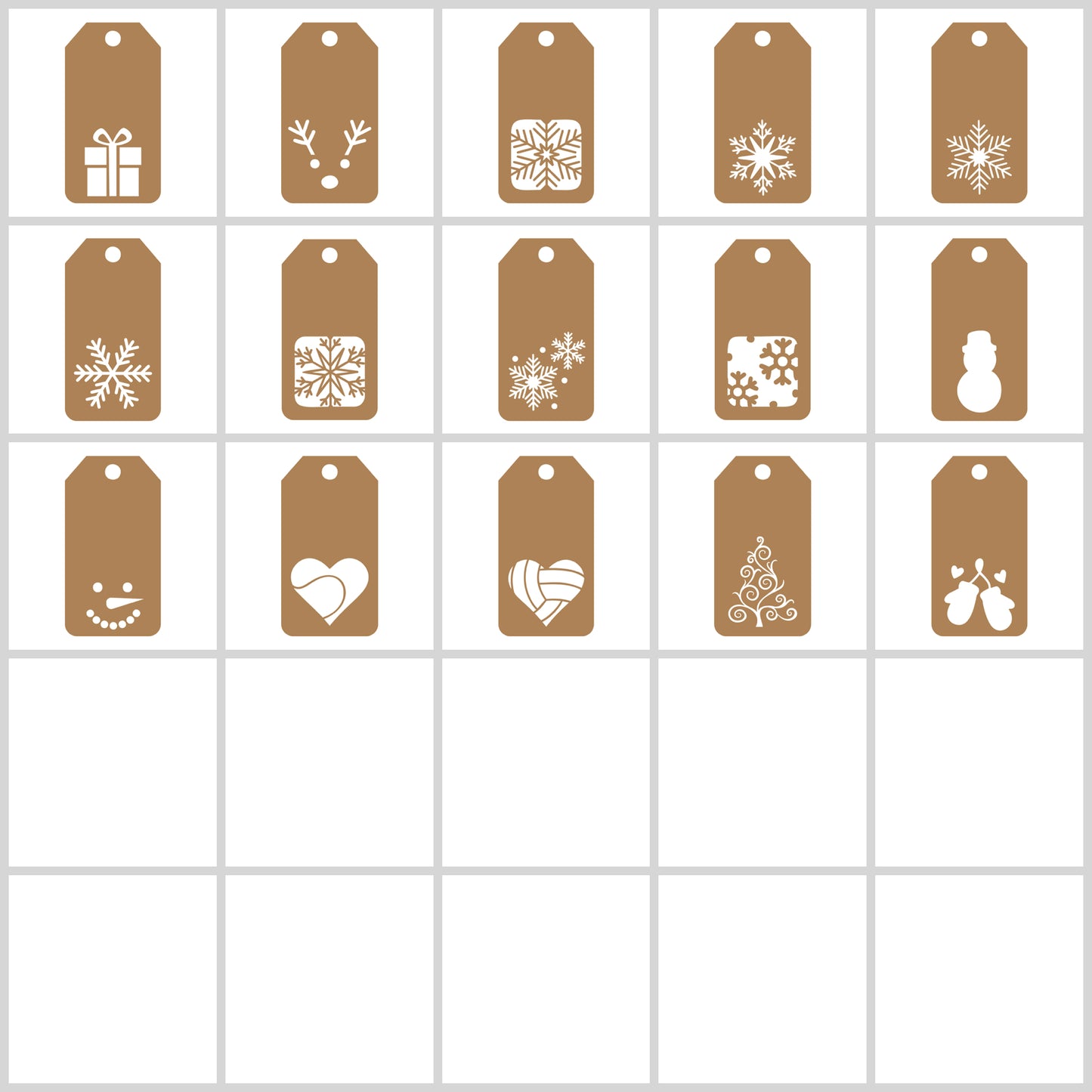 Gift Tags SVG Bundle | Resell Rights Included