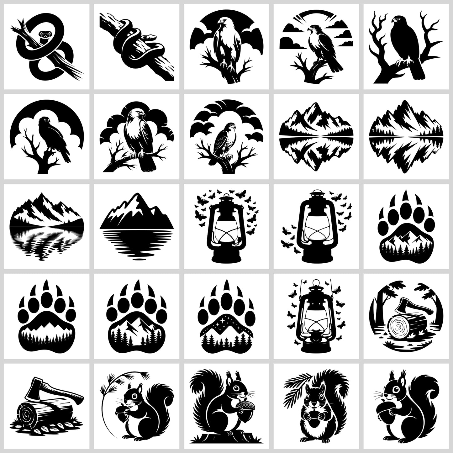 Wilderness SVG Bundle | Resell Rights Included