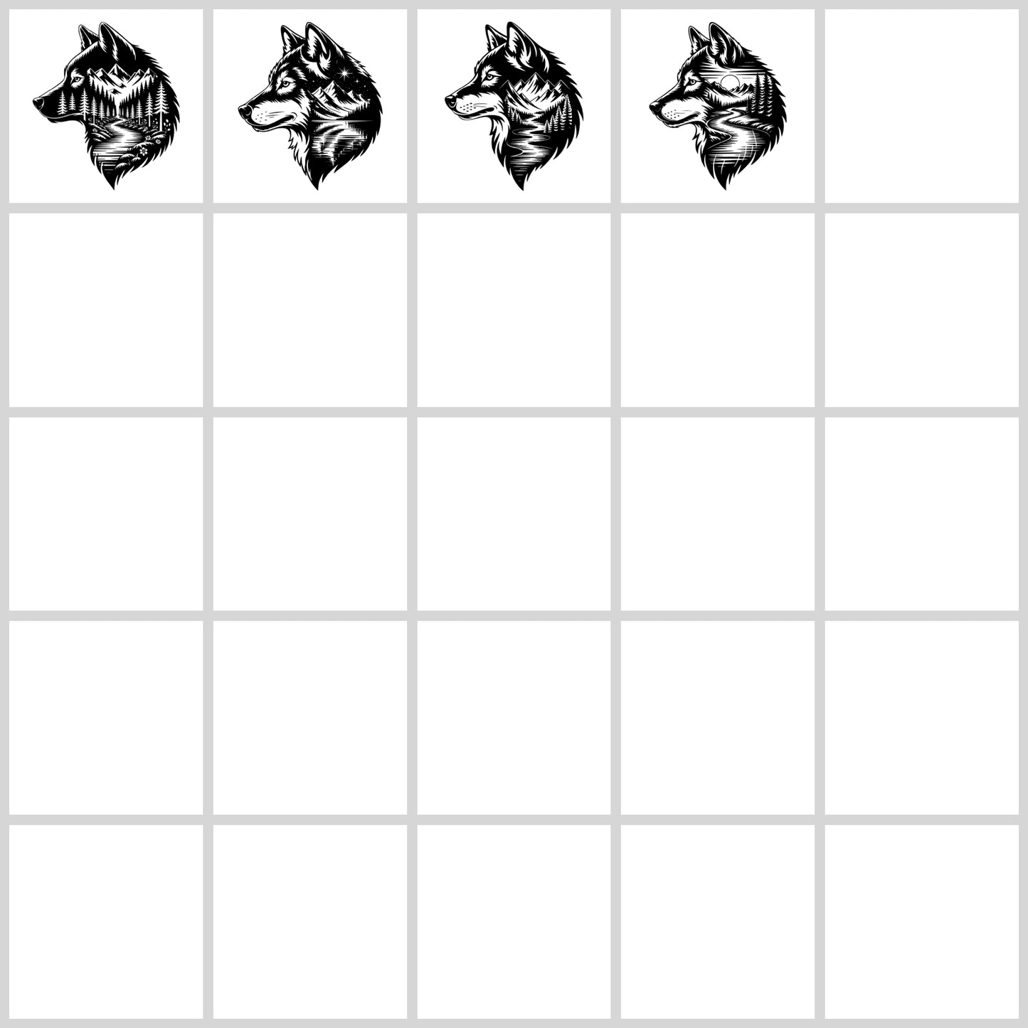 Animal Silhouette SVG Bundle | Resell Rights Included