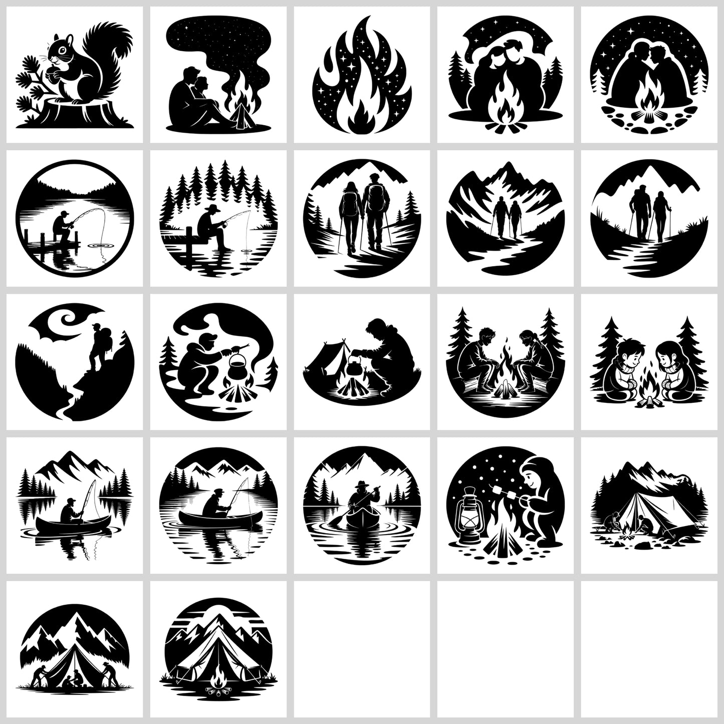 Wilderness SVG Bundle | Resell Rights Included