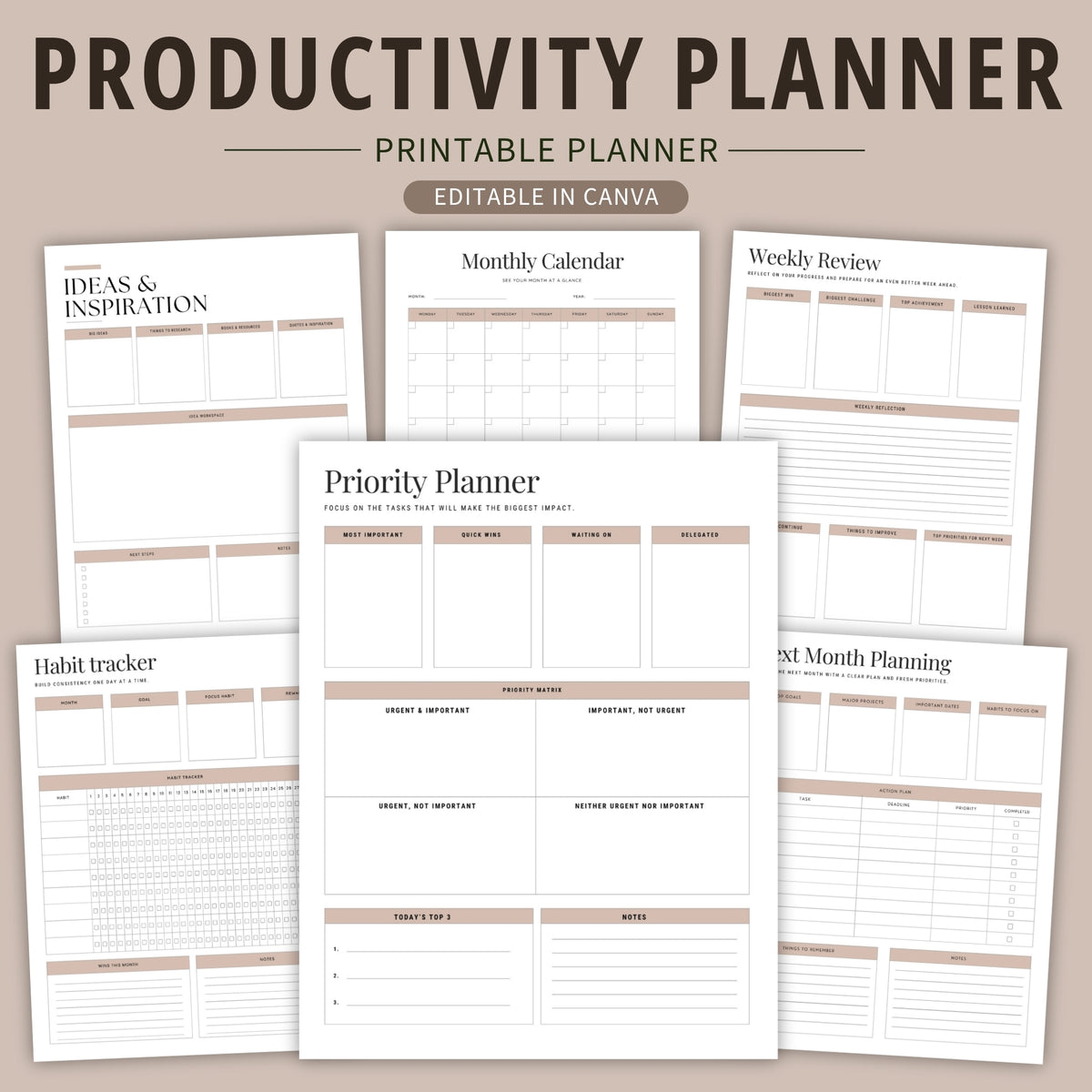 Productivity Planner
