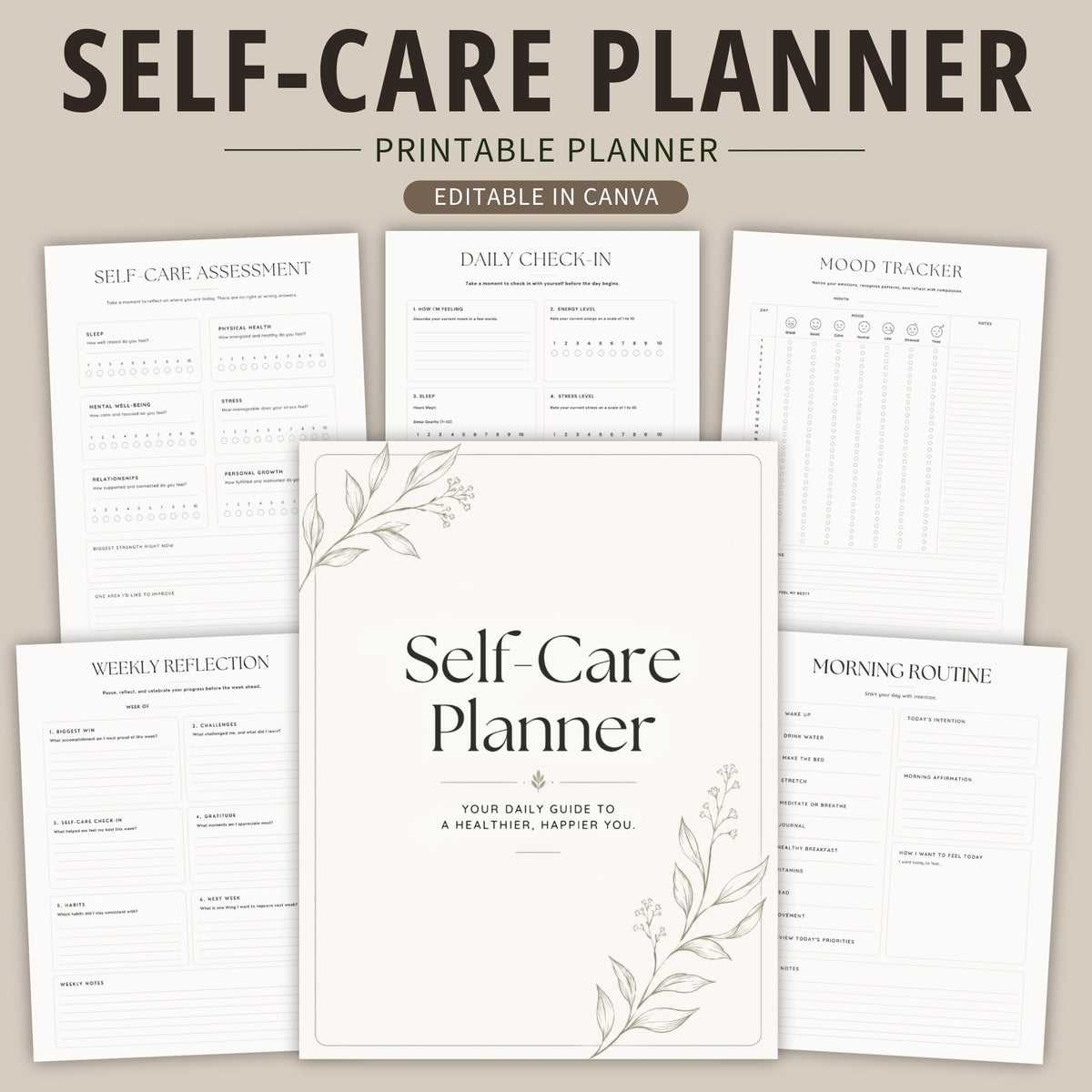 Luxury Self-Care Planner